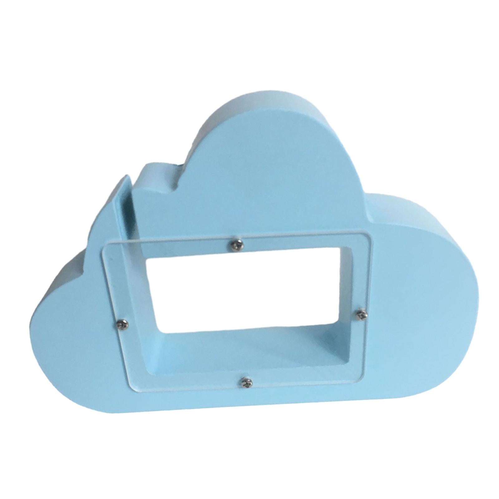 Piggy Bank Cloud Shape Storage Money Box for Wedding Vacation Birthday Gifts Blue