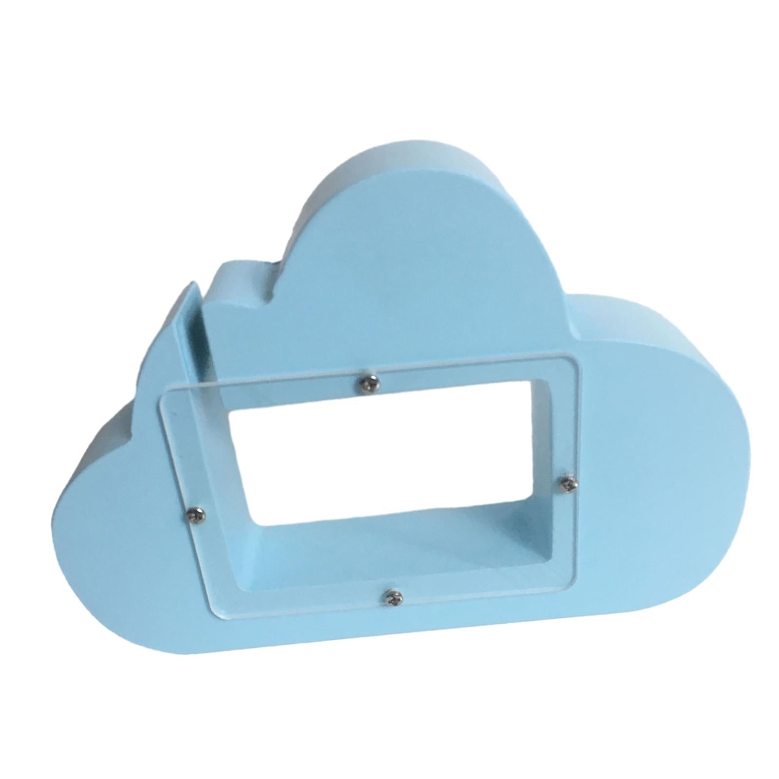 Piggy Bank Cloud Shape Storage Money Box for Wedding Vacation Birthday Gifts Blue