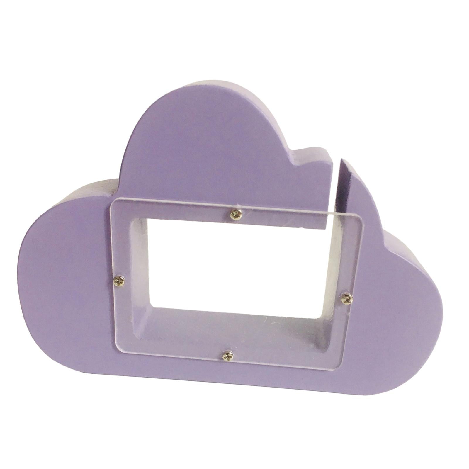Piggy Bank Cloud Shape Storage Money Box for Wedding Vacation Birthday Gifts violet