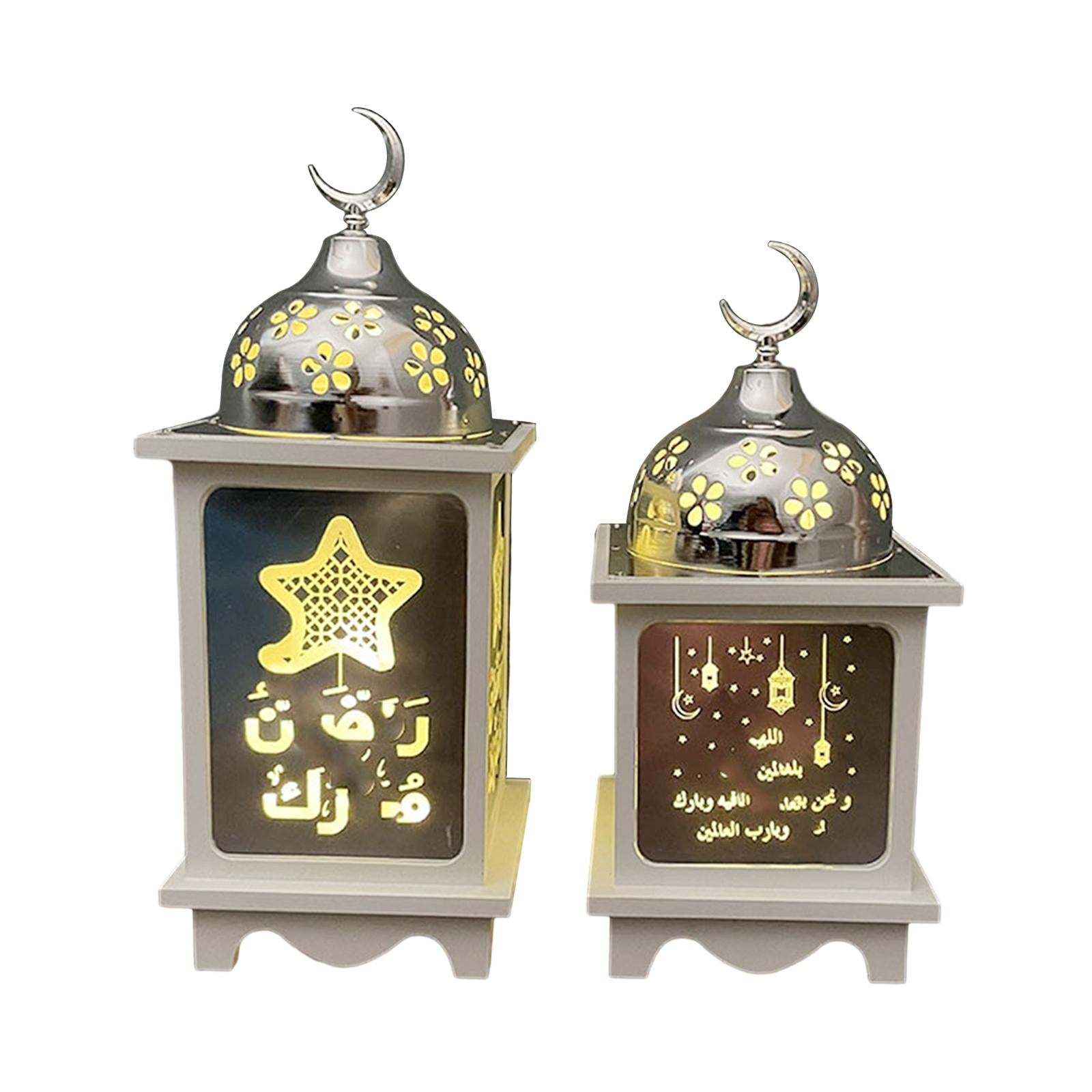 Ramadan Lantern Decorative Metal Home Decoration for Outdoor Tabletop Indoor Large
