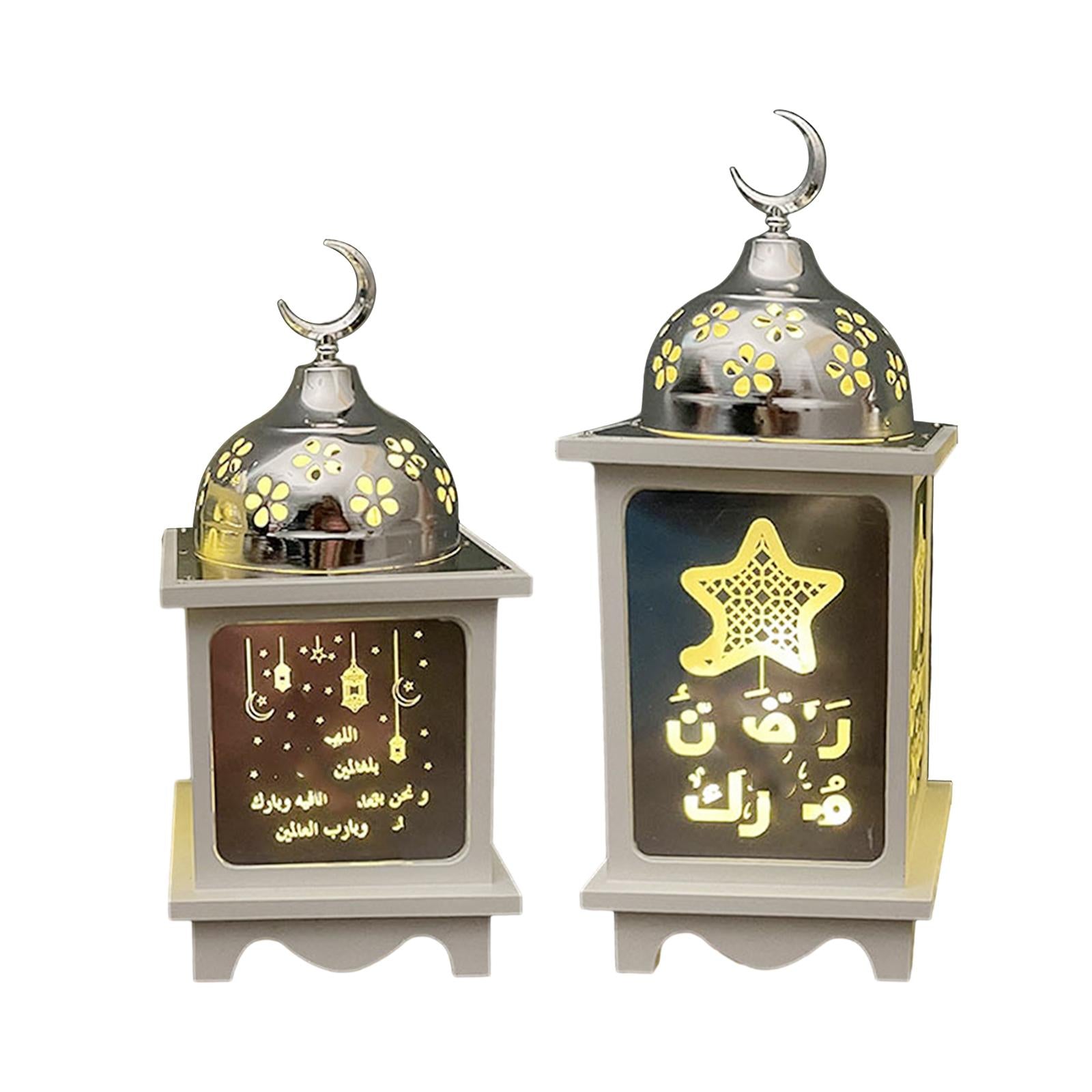 Ramadan Lantern Decorative Metal Home Decoration for Outdoor Tabletop Indoor Large