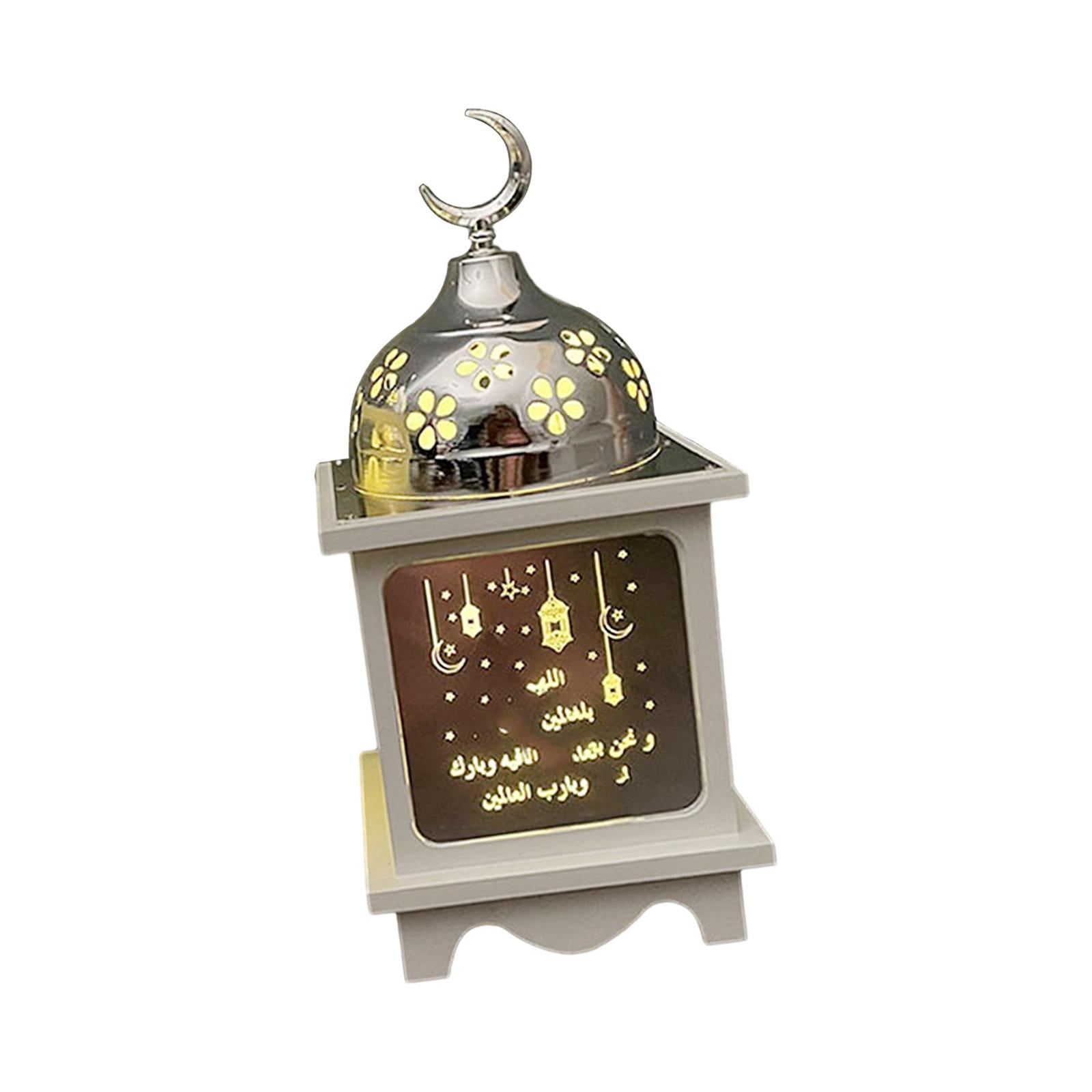 Ramadan Lantern Decorative Metal Home Decoration for Outdoor Tabletop Indoor Small