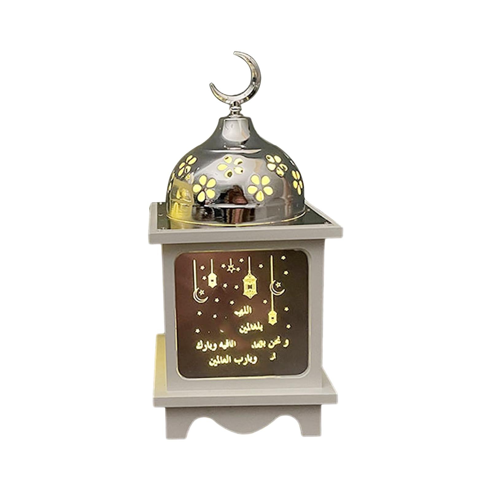 Ramadan Lantern Decorative Metal Home Decoration for Outdoor Tabletop Indoor Small