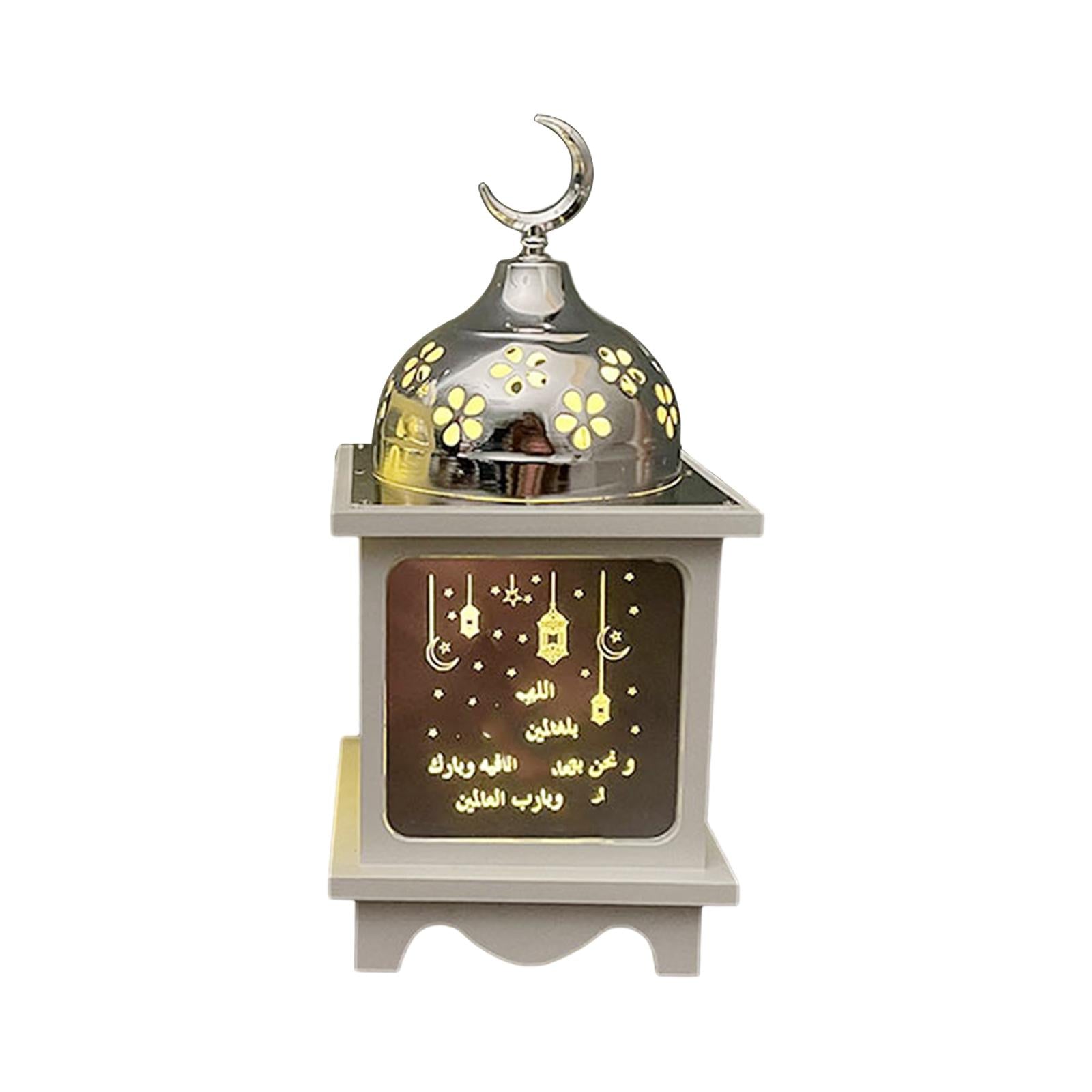 Ramadan Lantern Decorative Metal Home Decoration for Outdoor Tabletop Indoor Small