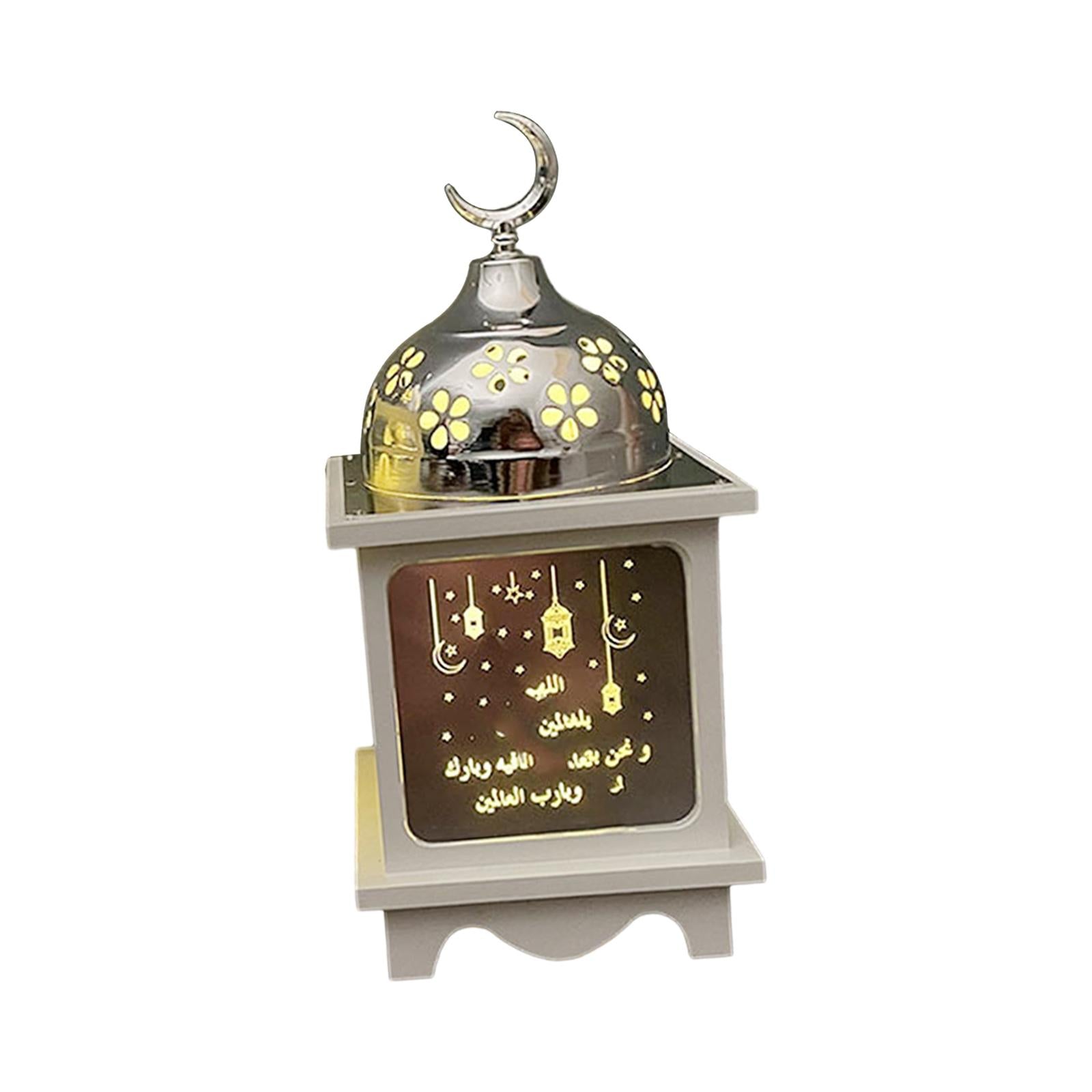 Ramadan Lantern Decorative Metal Home Decoration for Outdoor Tabletop Indoor Small