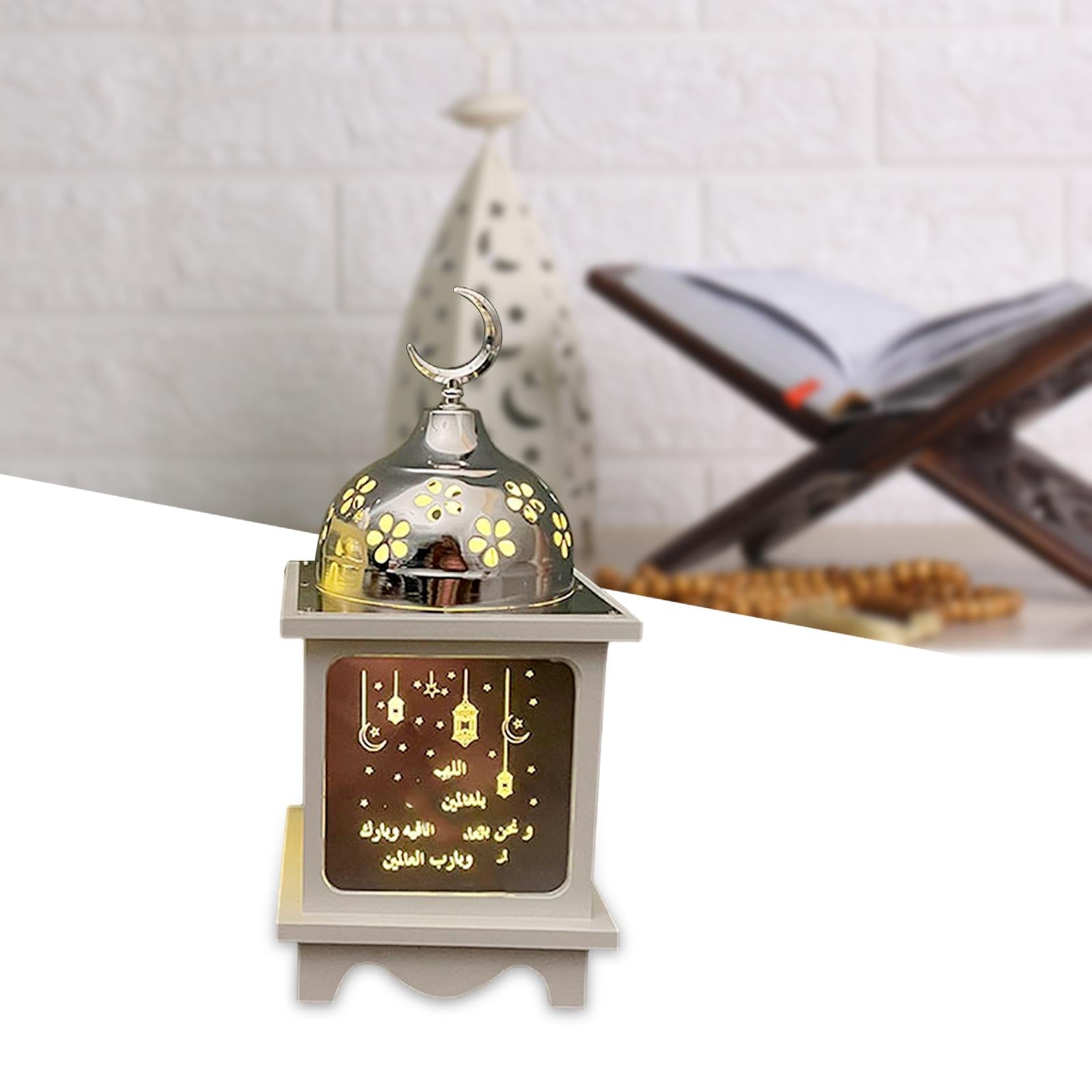 Ramadan Lantern Decorative Metal Home Decoration for Outdoor Tabletop Indoor Small