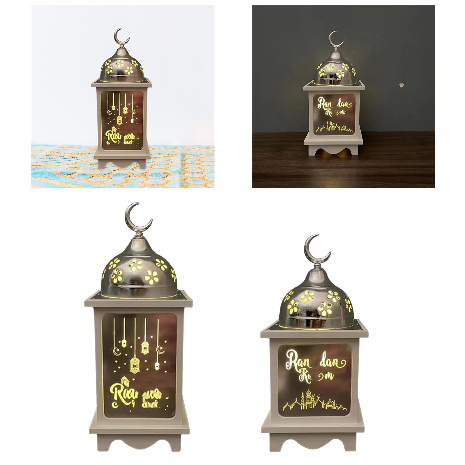 Ramadan Lantern Lamp Party Supplies Home Decoration for Indoor Outdoor Table Large