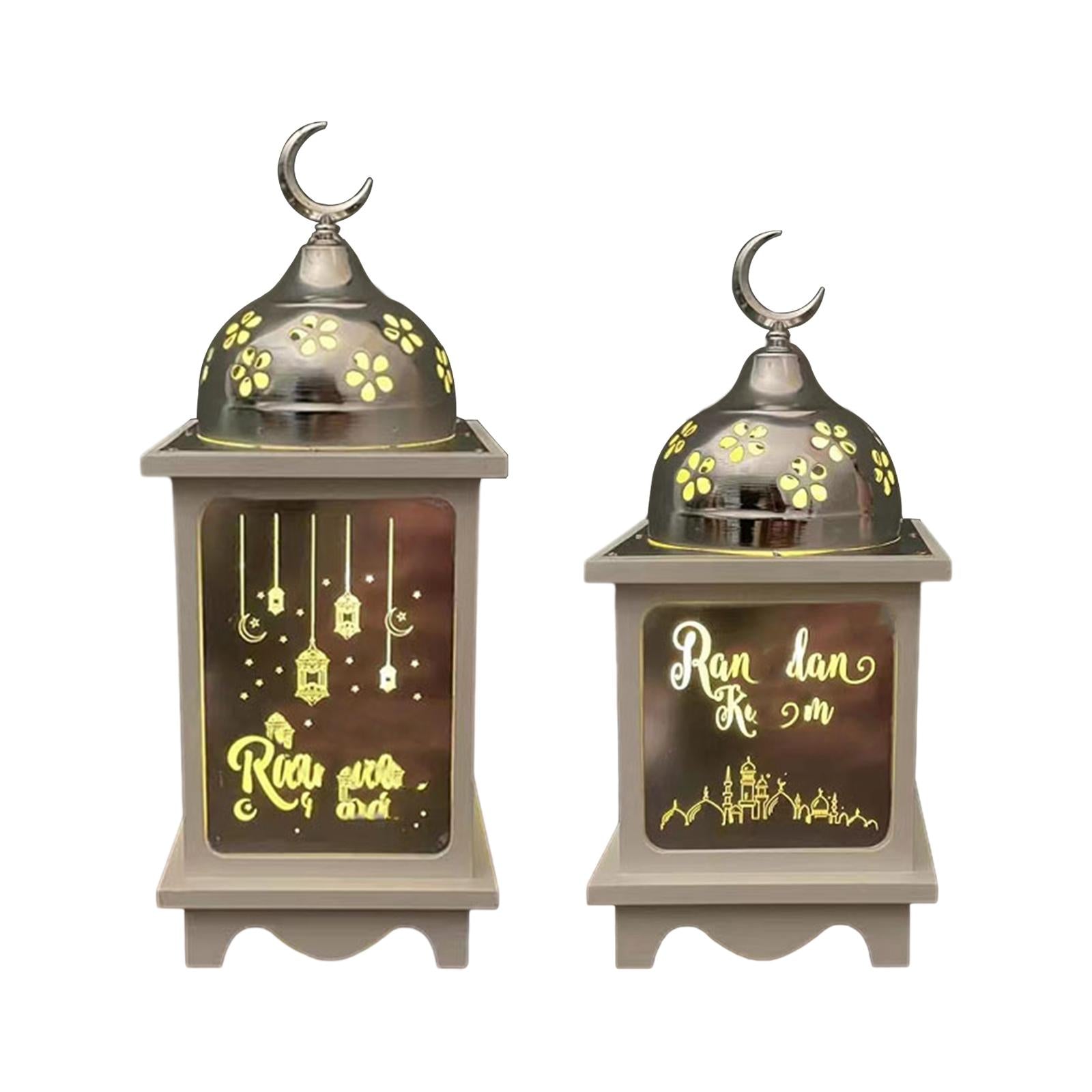Ramadan Lantern Lamp Party Supplies Home Decoration for Indoor Outdoor Table Large