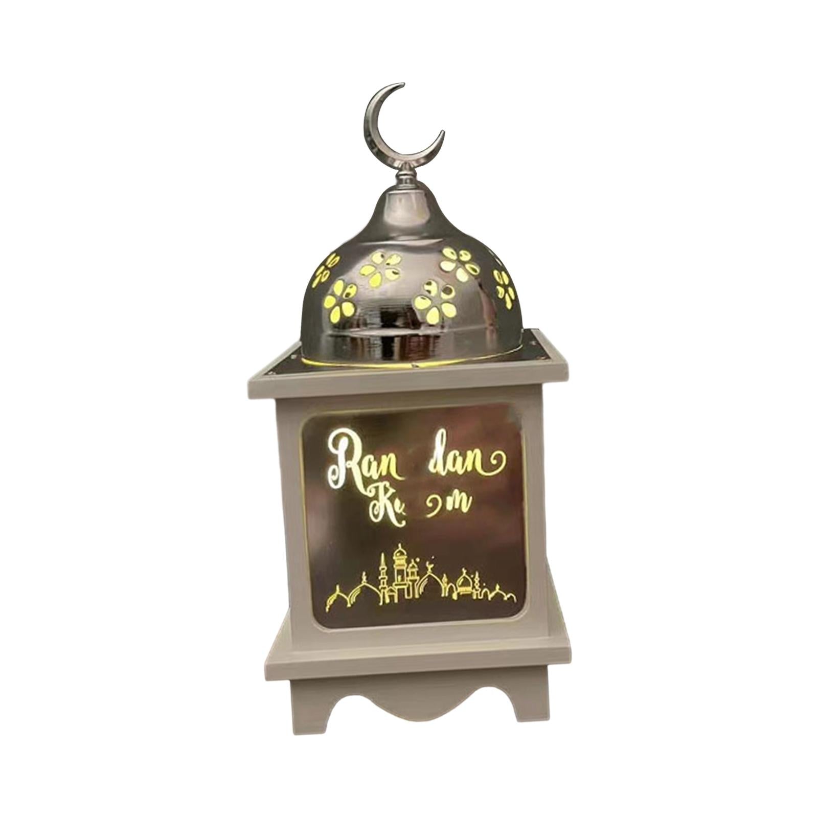 Ramadan Lantern Lamp Party Supplies Home Decoration for Indoor Outdoor Table Small