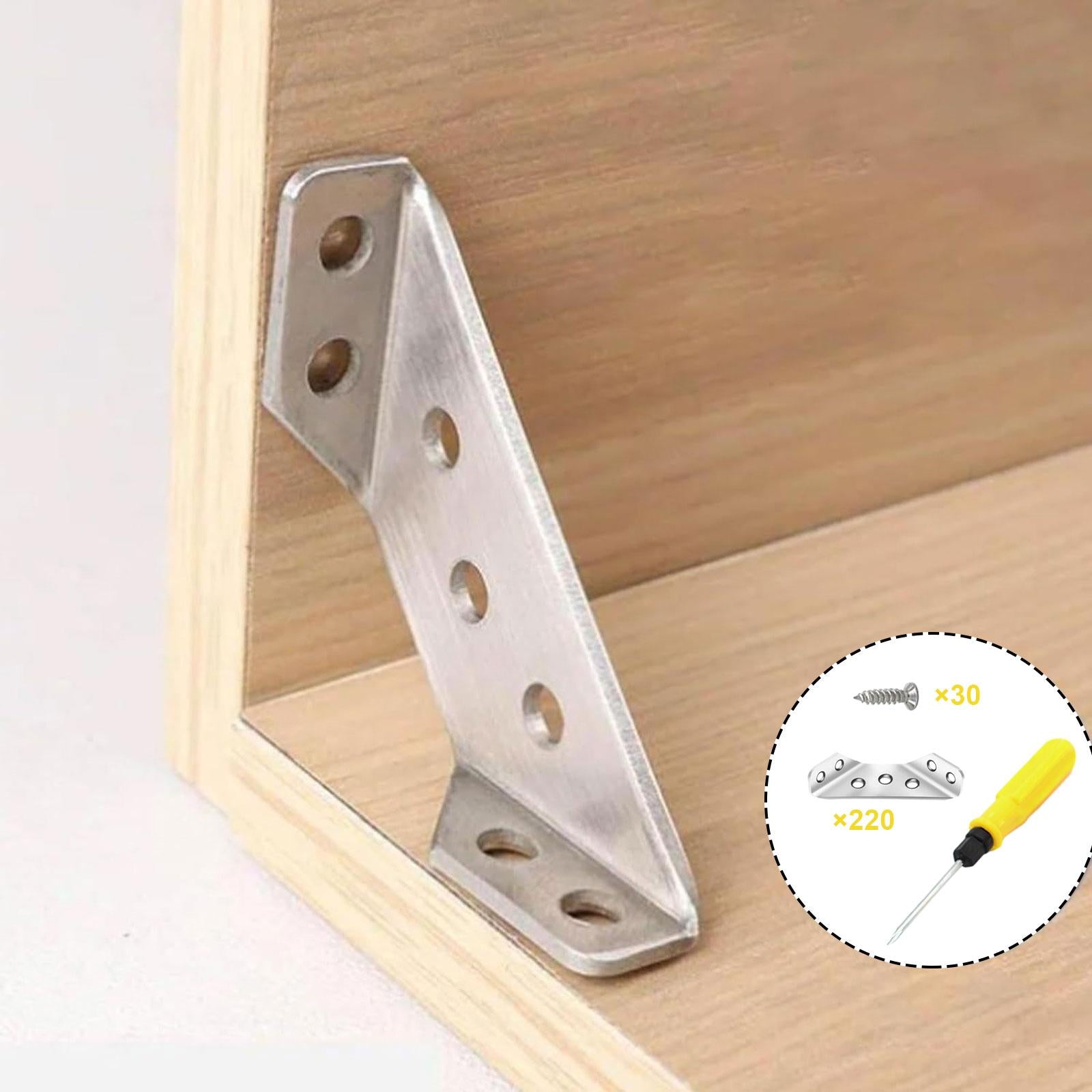 Furniture Corner Connector Furniture Triangle Support Frame for Closet Chair 30 Corner Connector