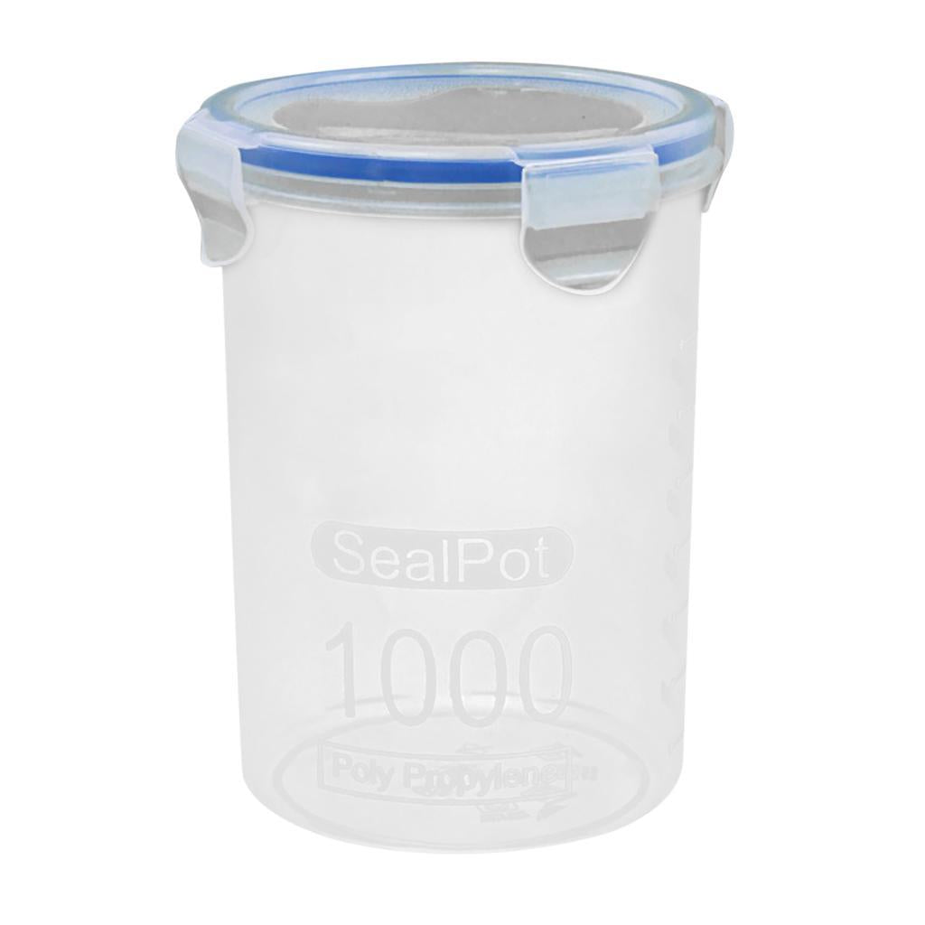 8x Paint Containers Durable 1000ml with Stainless Steel Mixing Ball Airtight