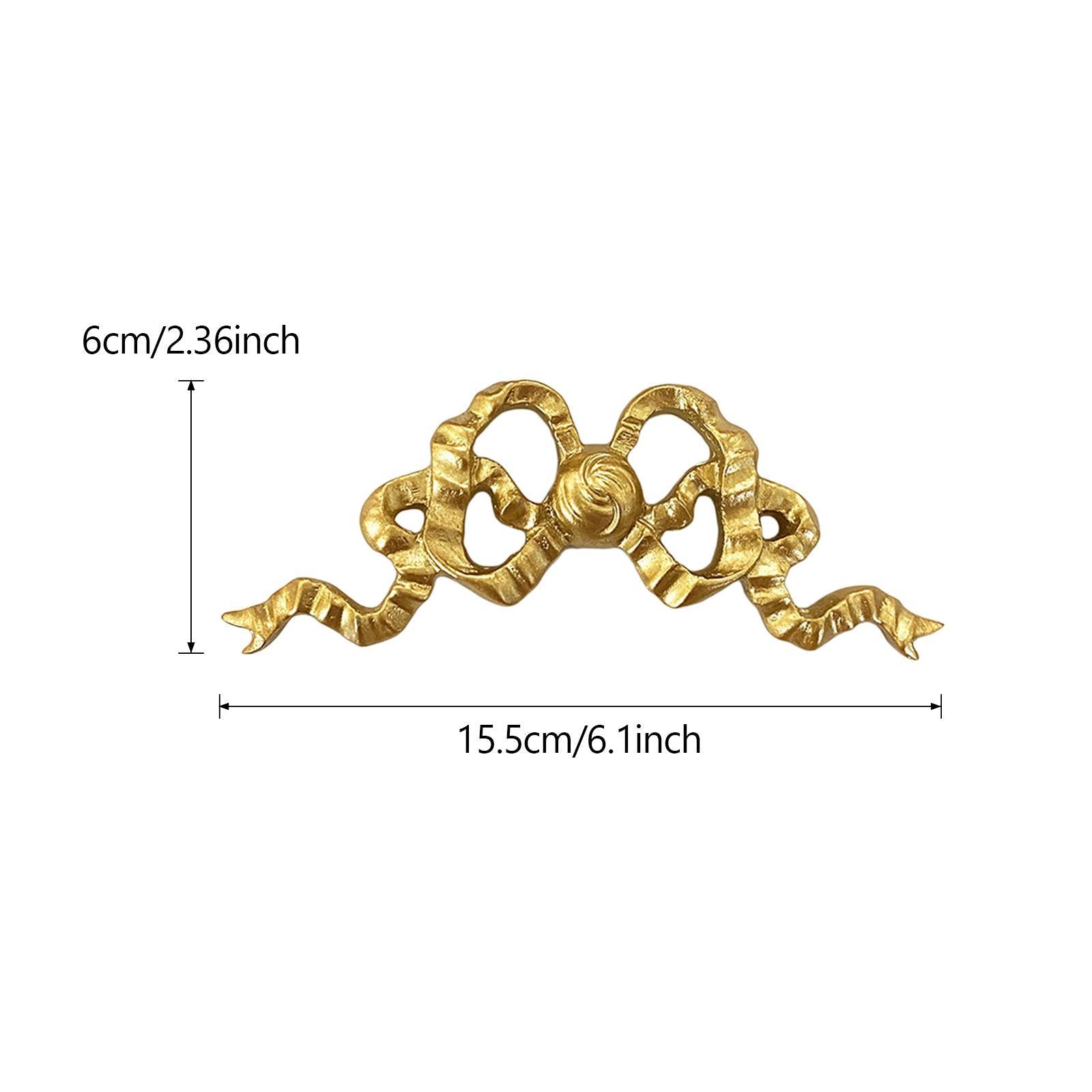 Bow Knot Wall Hanging Decor Resin Wall Art Decor for Furniture Picture Frame