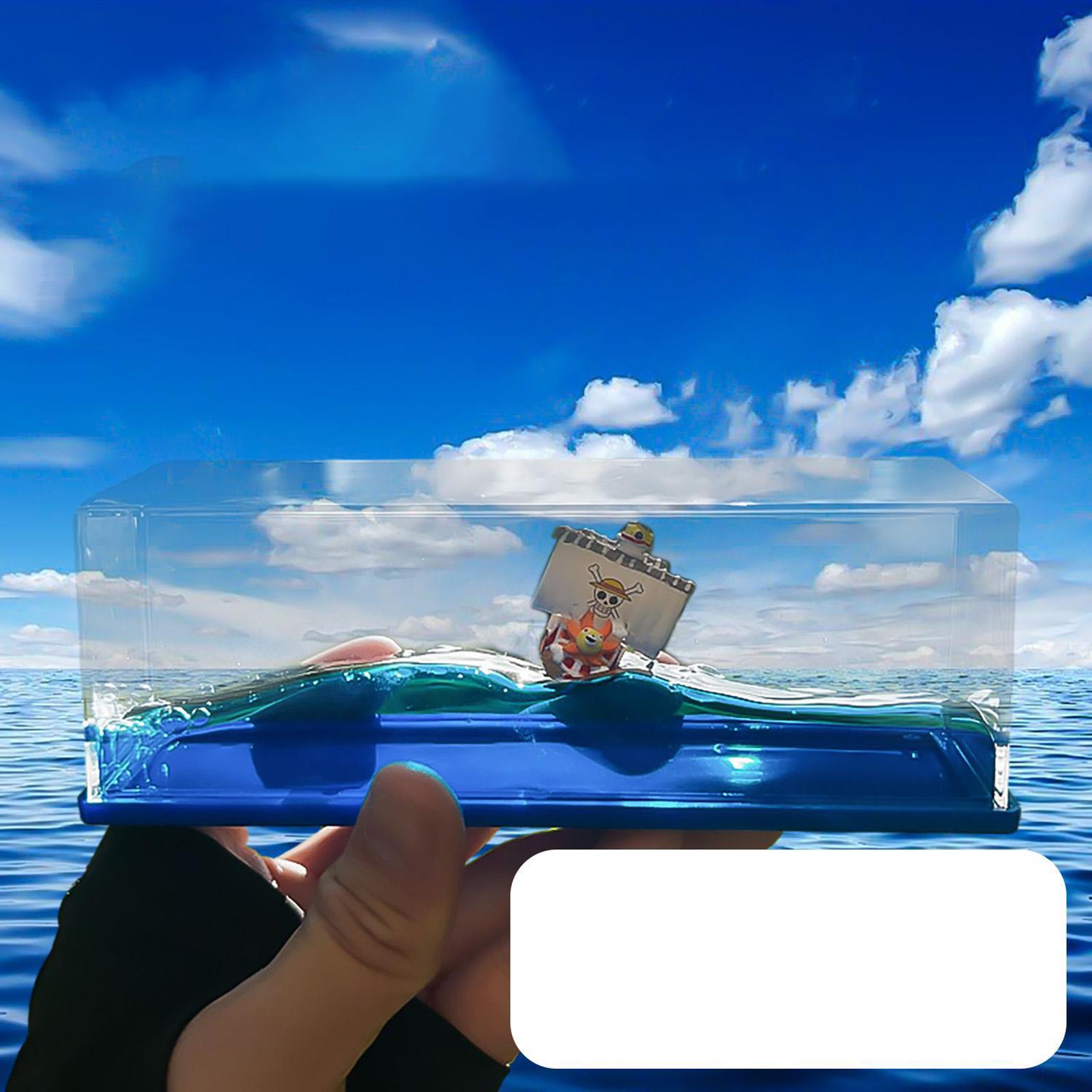 Thousand Ship Figurine One Piece Adults Cruise Ship Fluid Drift Bottle