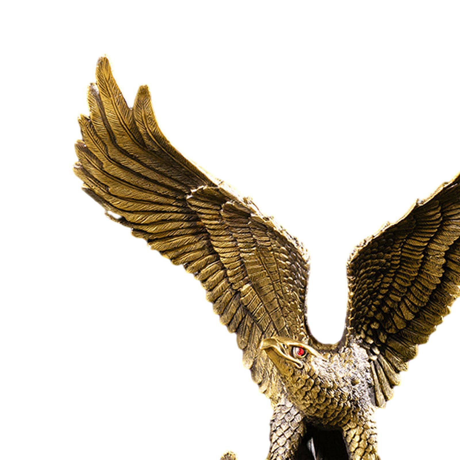 Eagle Sculpture Statue Decor for Indoor Outdoor Accessories Home Decorations