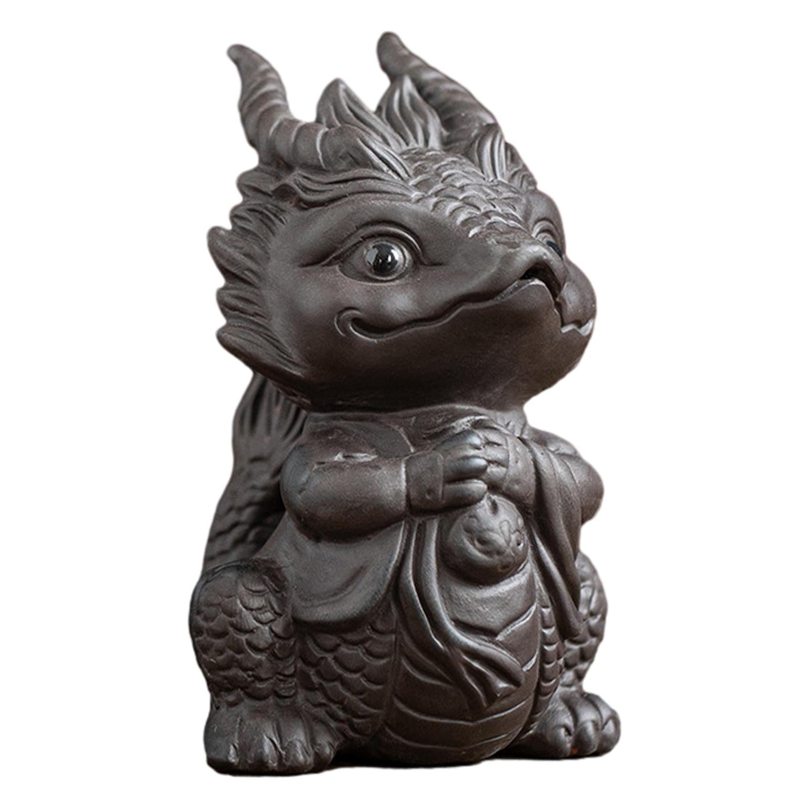 Tea Pet Ornament Decorative Pixiu Figurine for Accessory Living Room Stylish Style A