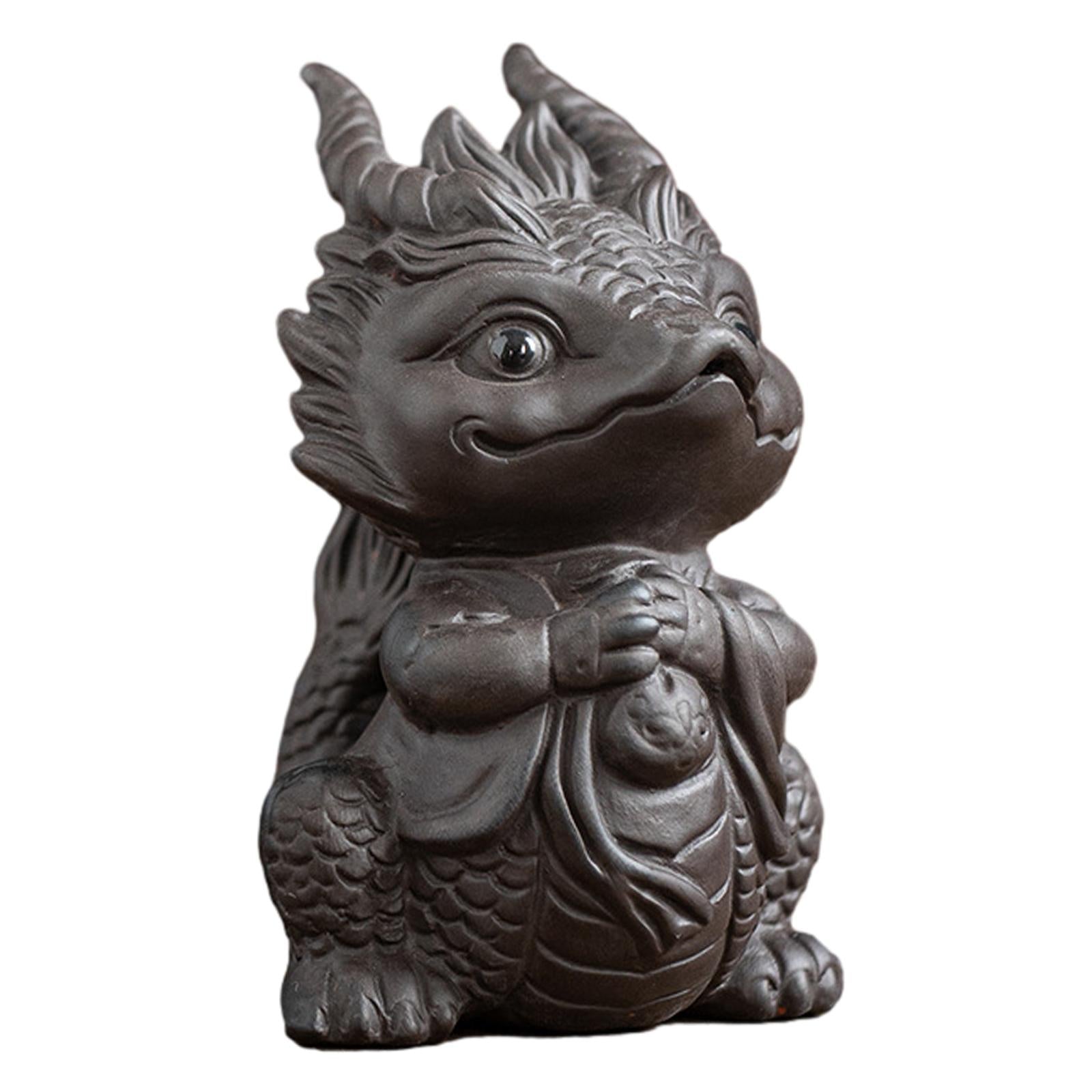 Tea Pet Ornament Decorative Pixiu Figurine for Accessory Living Room Stylish Style A