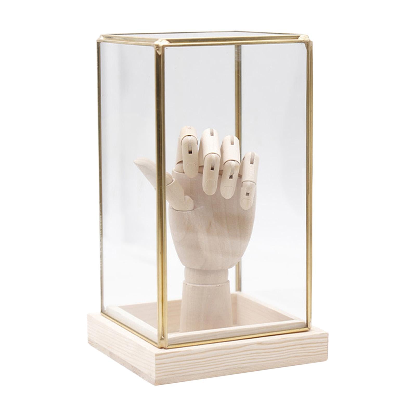 Collectible Glass Display Case Decoration Storage Box for Action Figures Style B