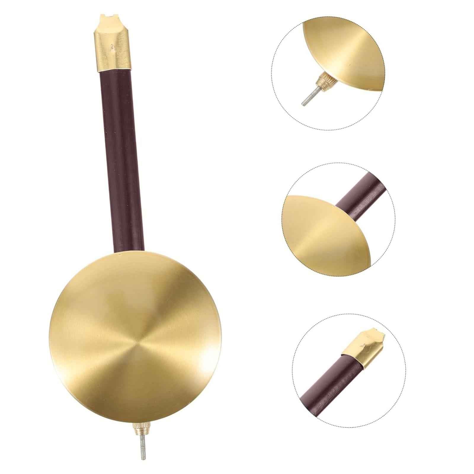 Clock Metal Pendulum Hanging Decor Wall Clock Desk Clocks DIY Clock Movement Long 20cm Brown Rod