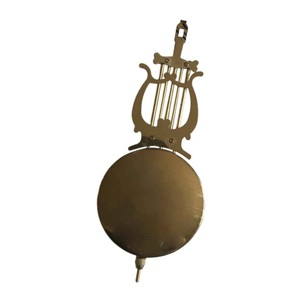 Clock Metal Pendulum Hanging Decor Wall Clock Desk Clocks DIY Clock Movement Long 20cm Brown Rod