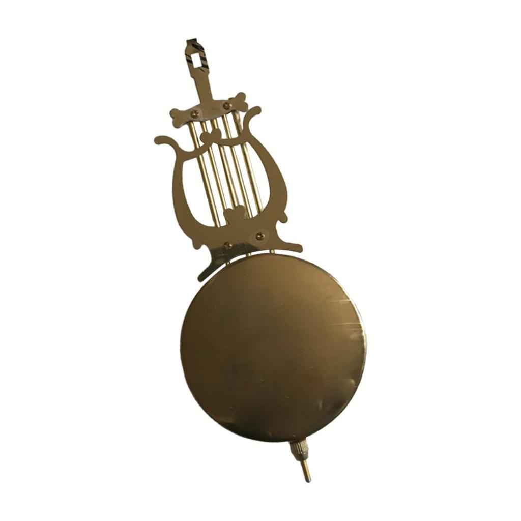 Clock Metal Pendulum Hanging Decor Wall Clock Desk Clocks DIY Clock Movement Long 20cm Brown Rod