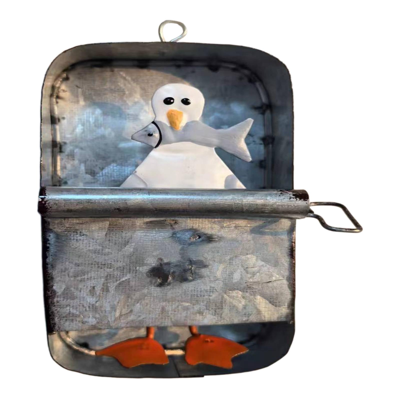 Penguin Ornament Unique Cute Hanging Decorative for Kitchen Businesses Walls