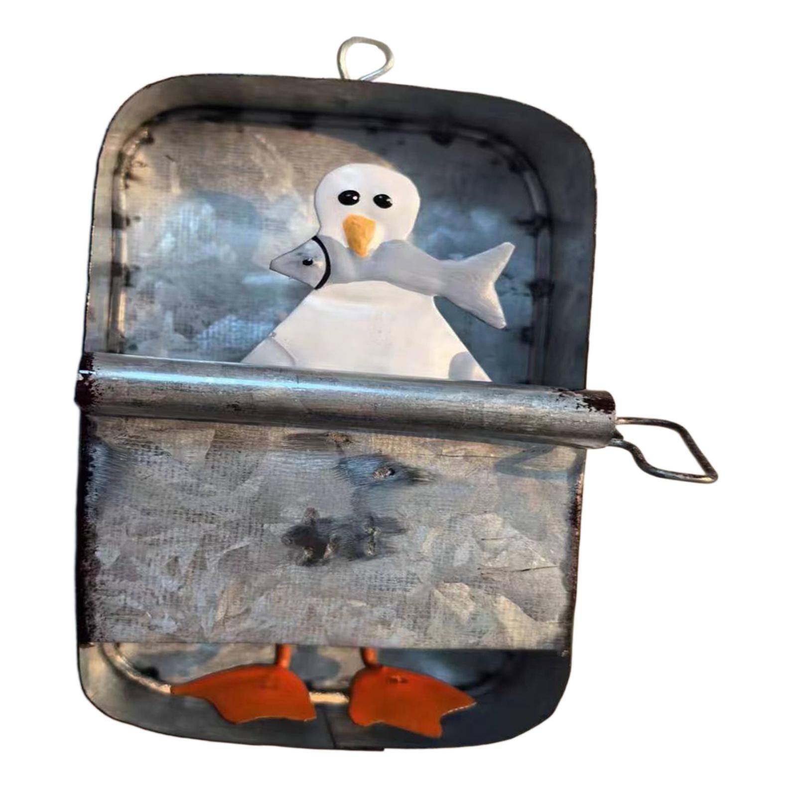 Penguin Ornament Unique Cute Hanging Decorative for Kitchen Businesses Walls