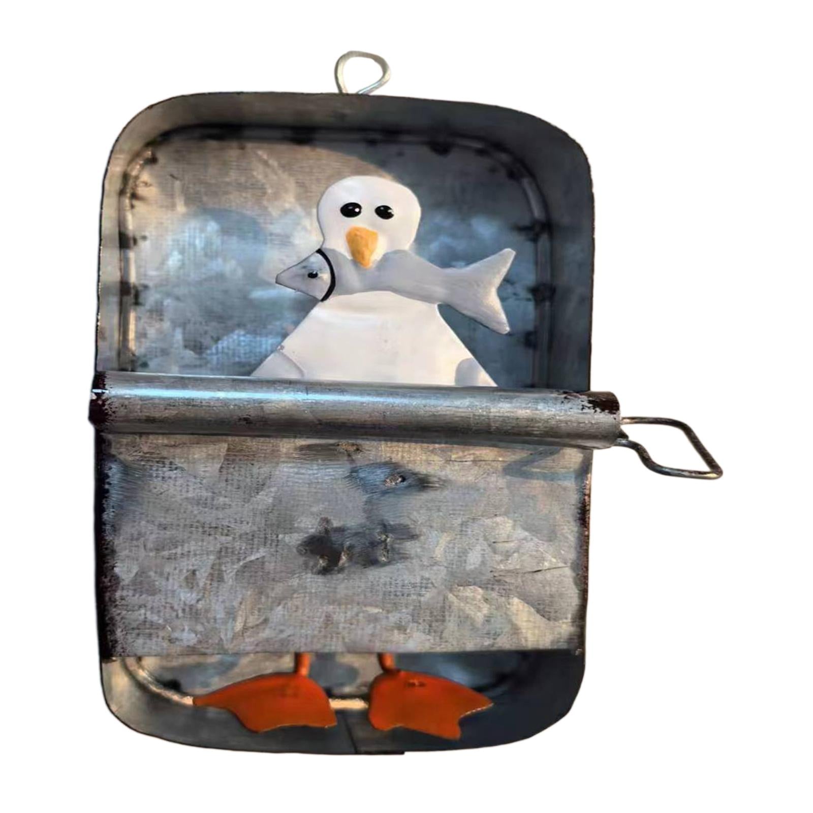 Penguin Ornament Unique Cute Hanging Decorative for Kitchen Businesses Walls