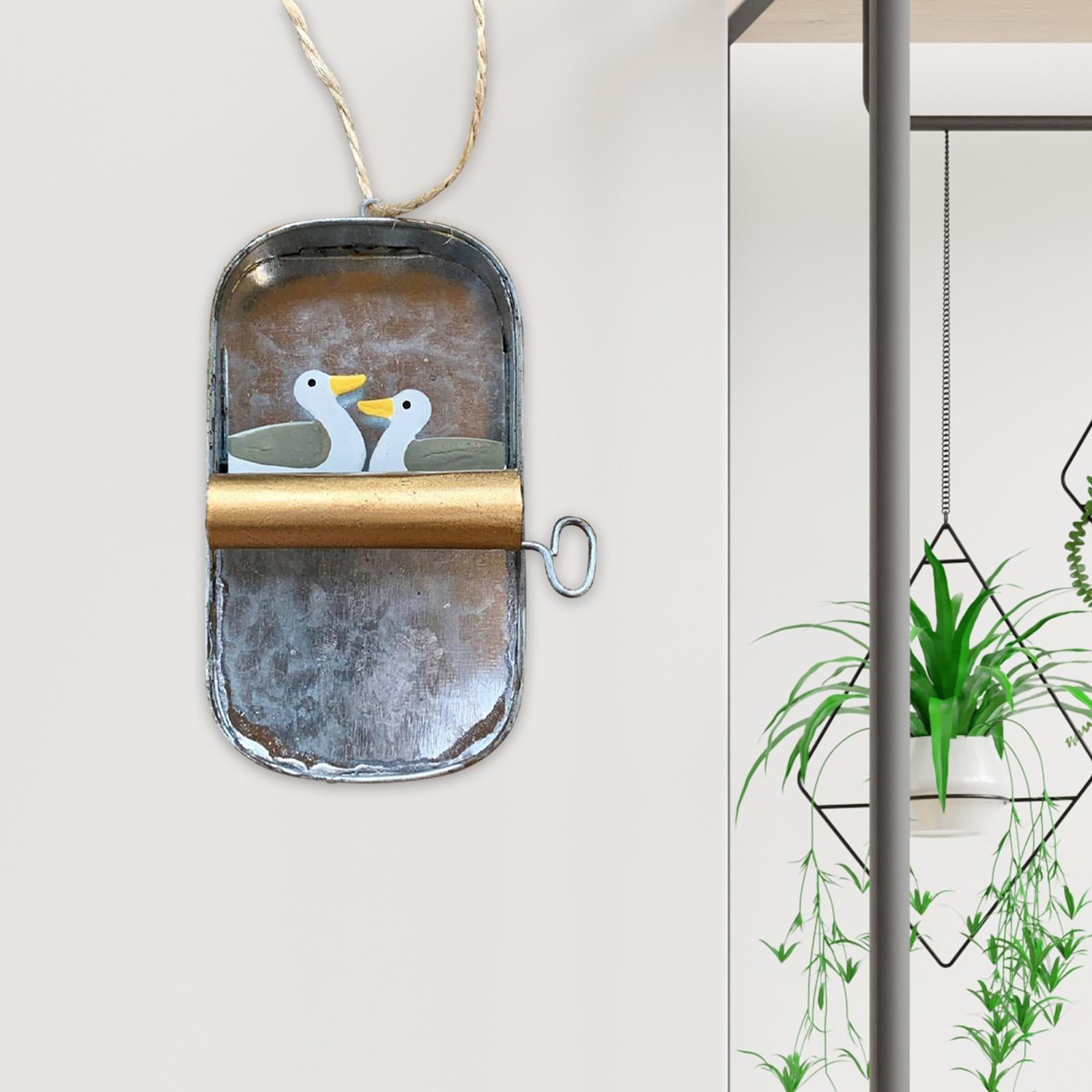 Duck Ornament Cute Unique Hanging Decorative for Kitchen Living Room Offices