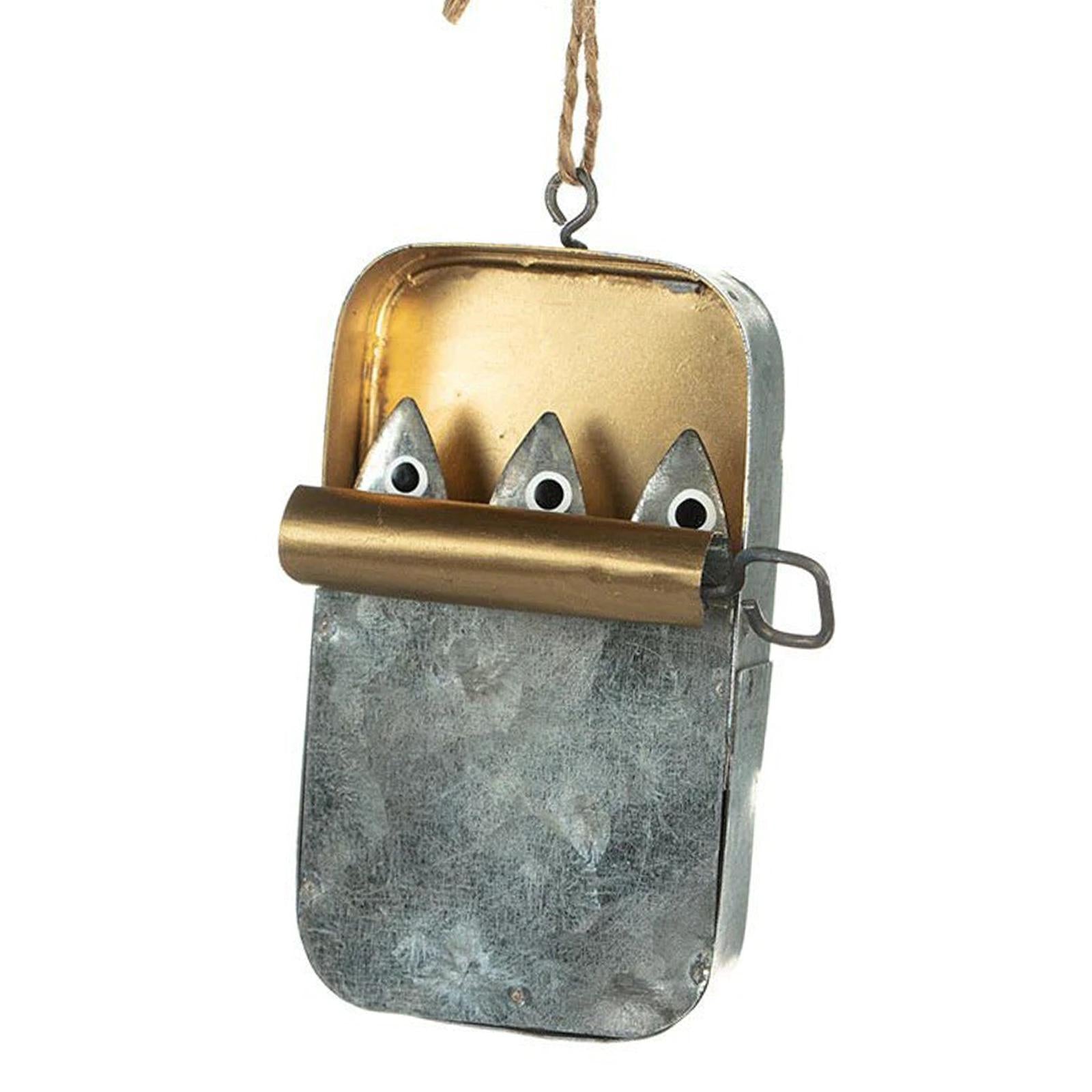 Sardine Can Pendant Funny Metal Tree Pendant for Living Room Walls Interiors