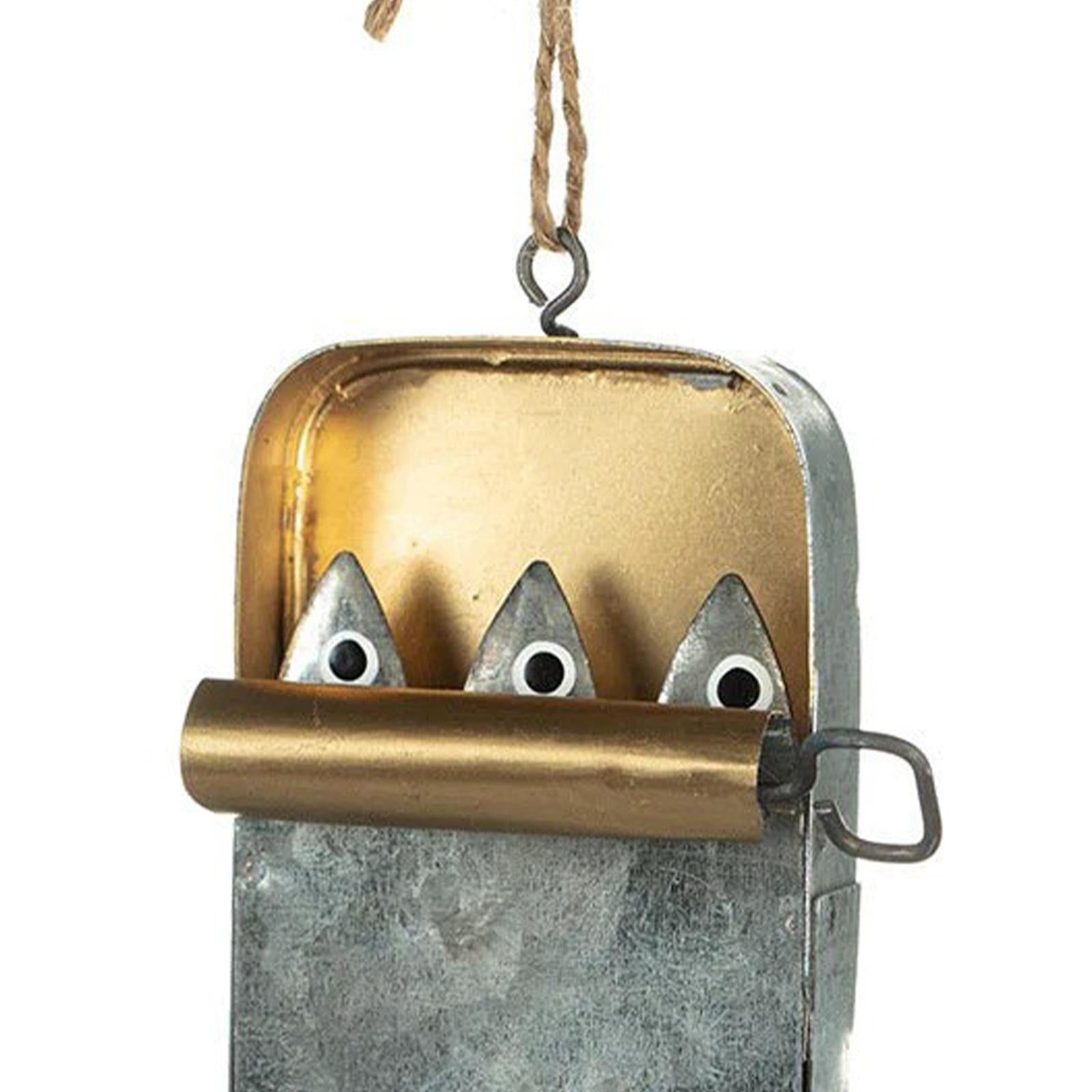 Sardine Can Pendant Funny Metal Tree Pendant for Living Room Walls Interiors