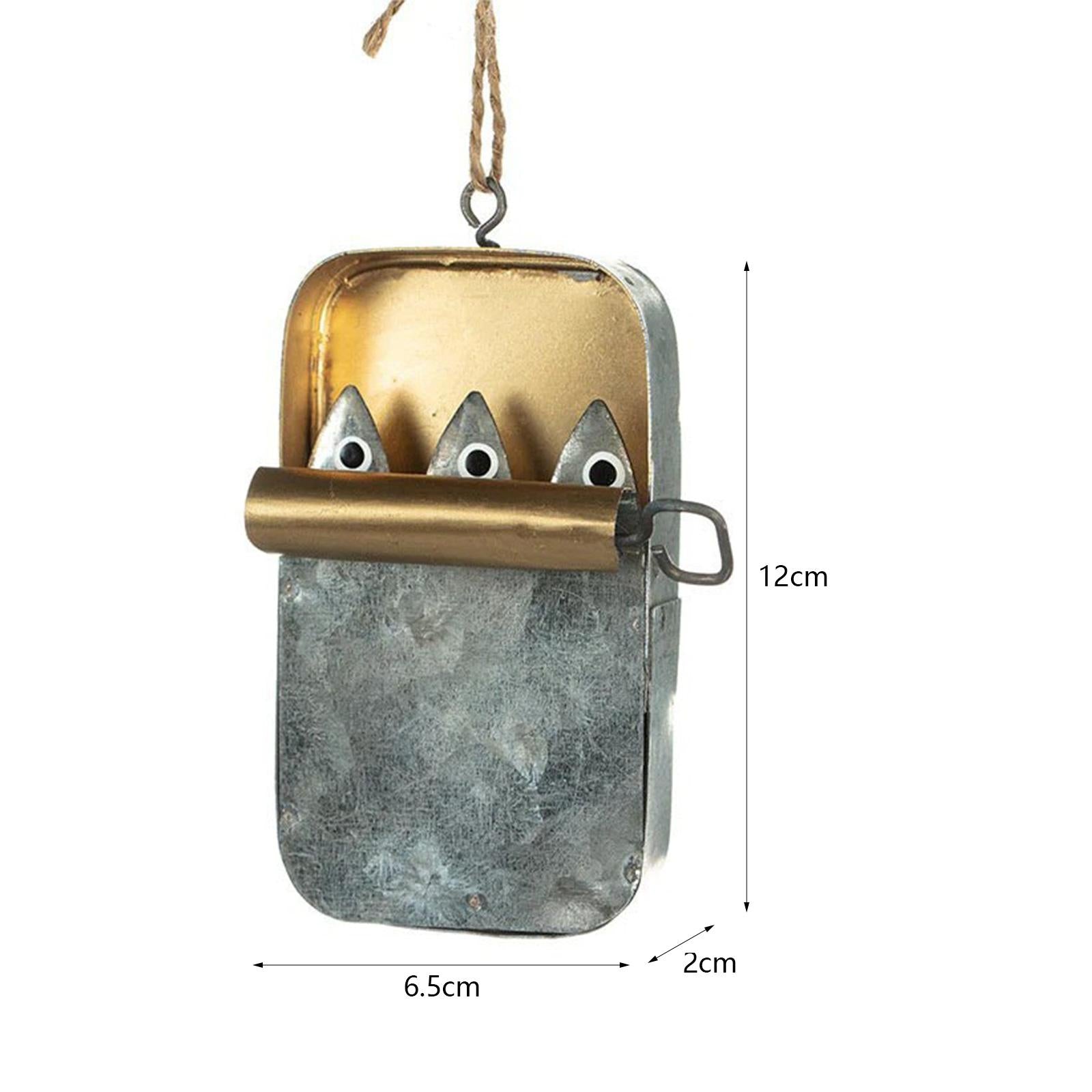 Sardine Can Pendant Funny Metal Tree Pendant for Living Room Walls Interiors