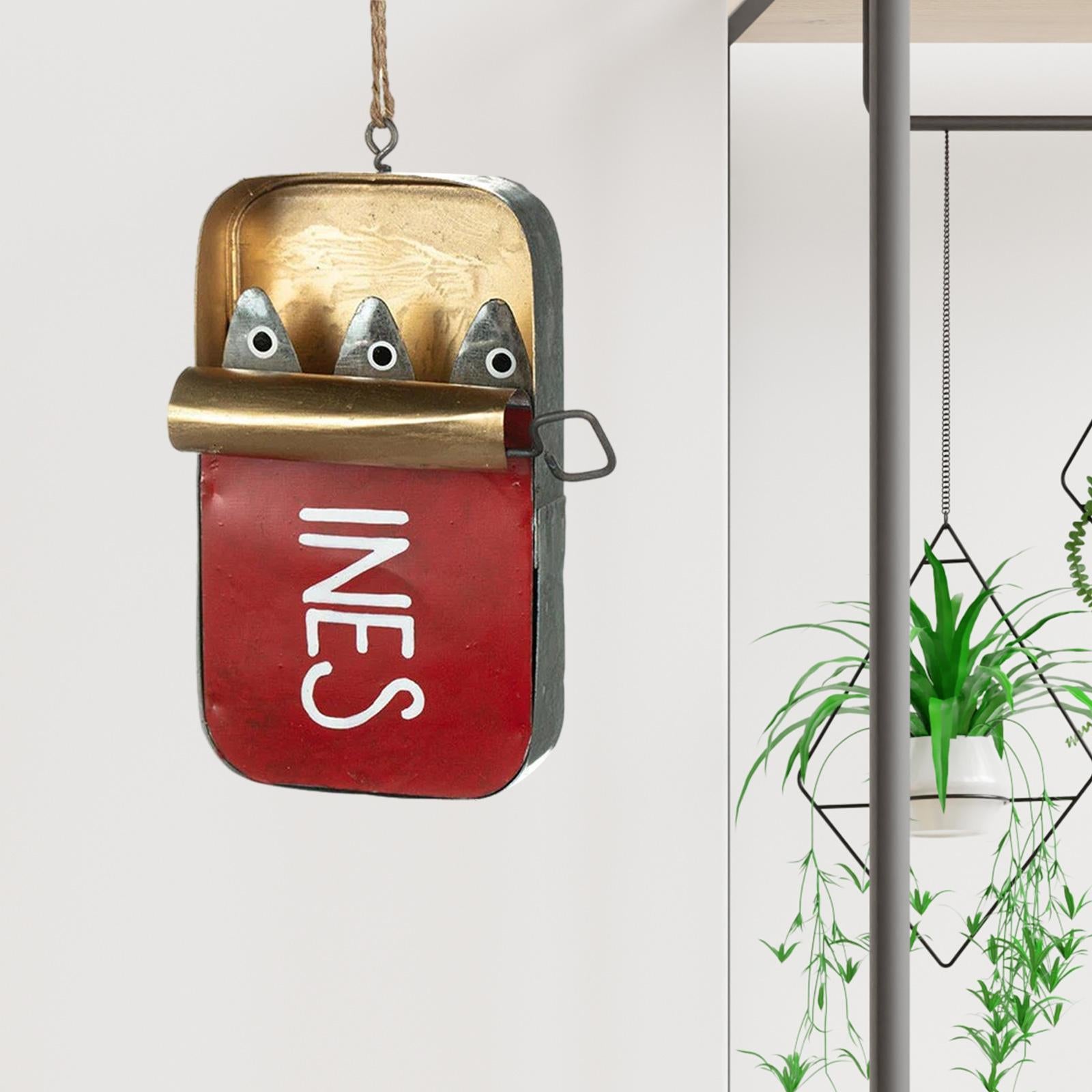 Funny Metal Tree Pendant Hanging Decorative for Interiors Businesses Hallway