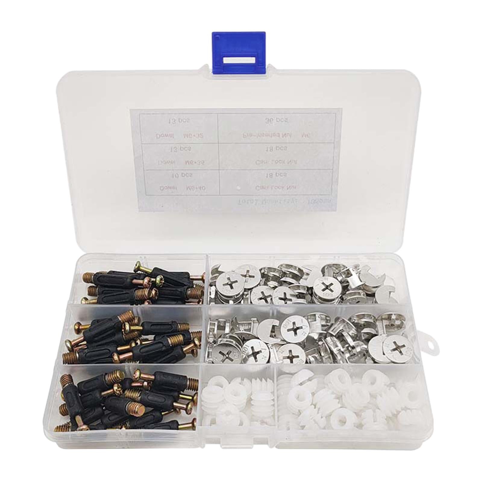108Pcs Furniture Connection Fittings Kit Furniture Fasteners Joint Connector