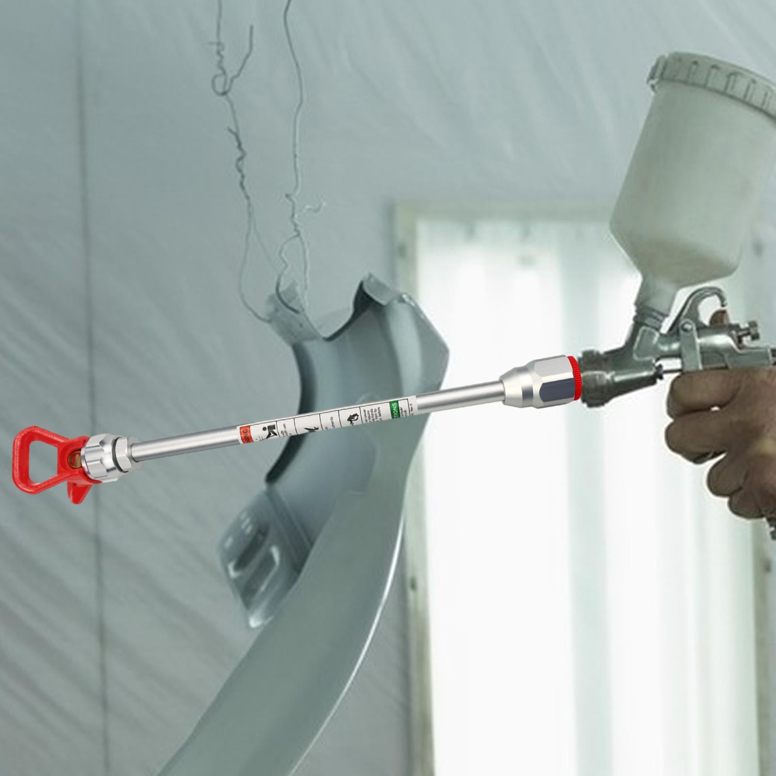 Airless Sprayer Extension Pole Rod Versatile Replace with Nozzle Holder 7/8 50cm"