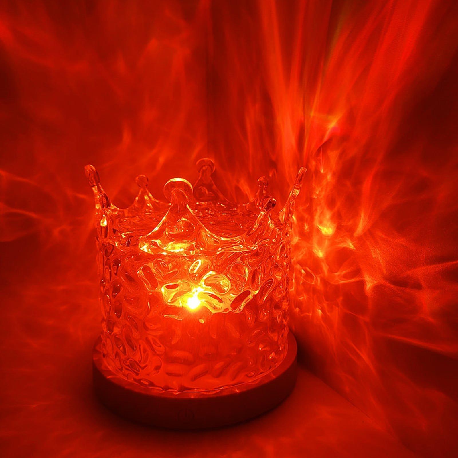 Mini Night Light Birthday Gift Atmosphere Light for Living Room Vlog Bedroom Crown