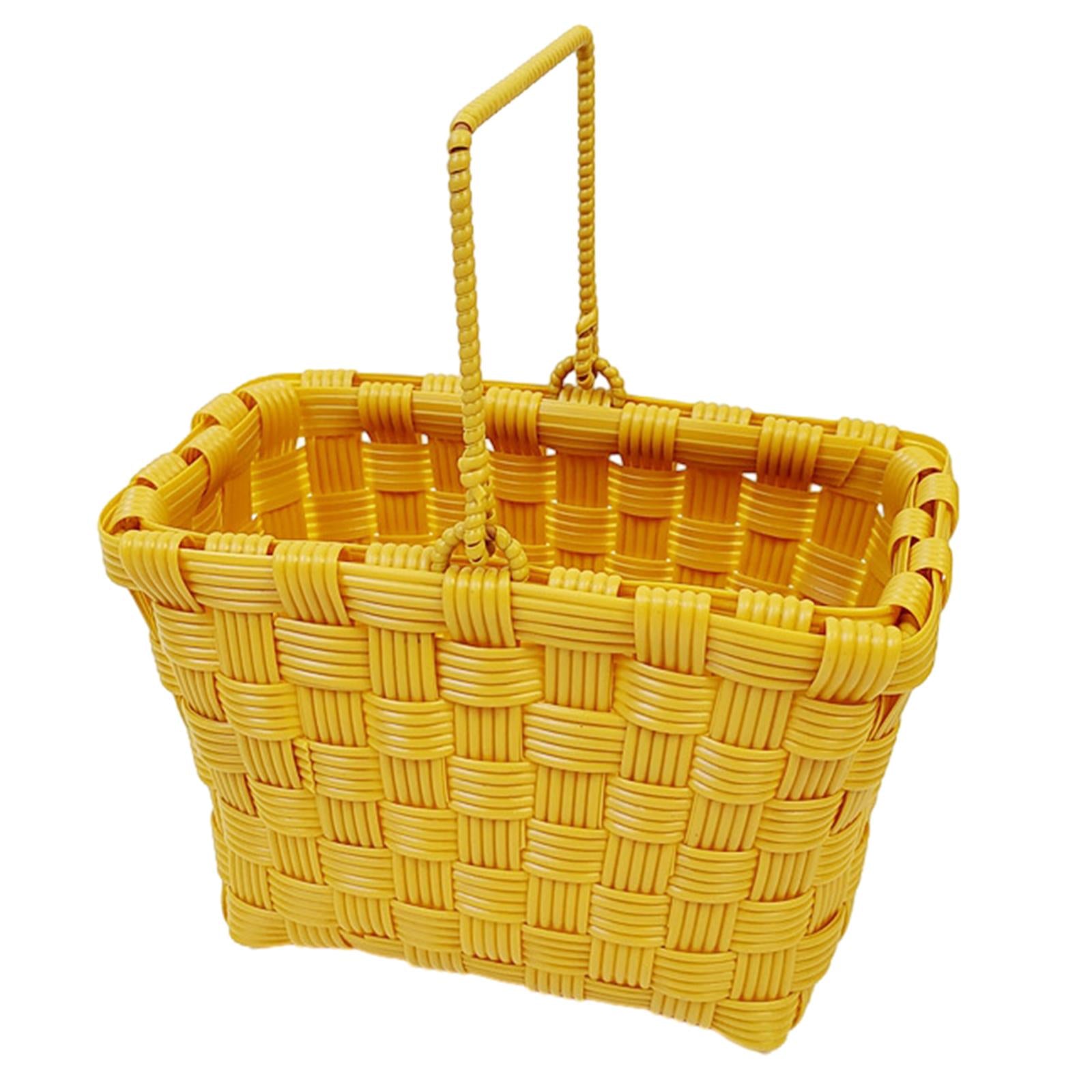 Flower Girl Basket with Handles Gifts Picnic Basket for Picnics Wedding Kids