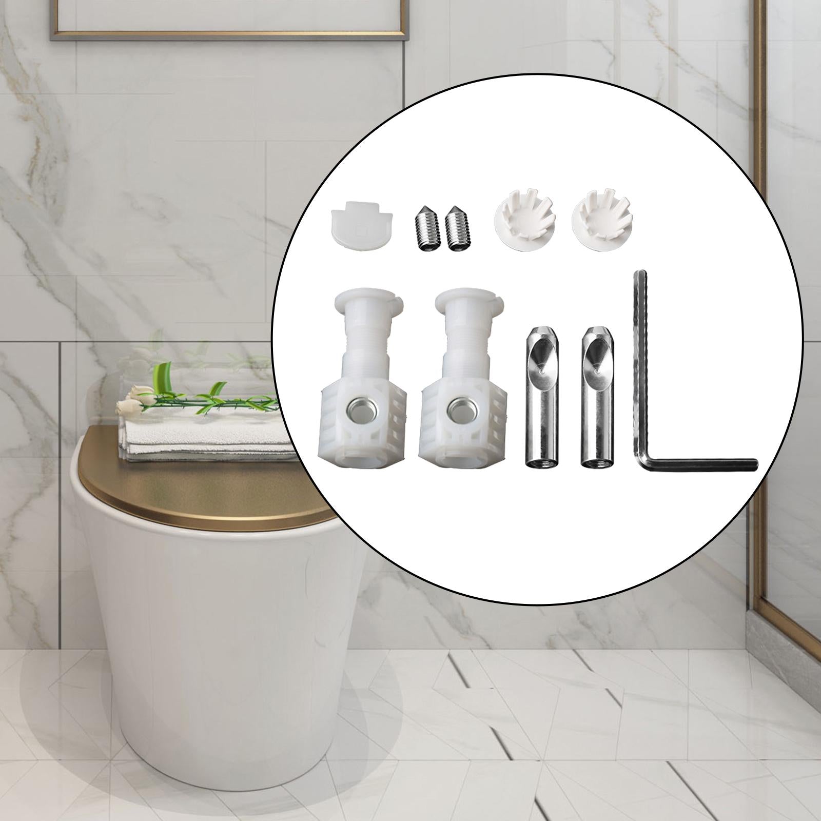 Wall Mounted Toilet Bowls Fittings Fixing Kits Professional Universal Screws