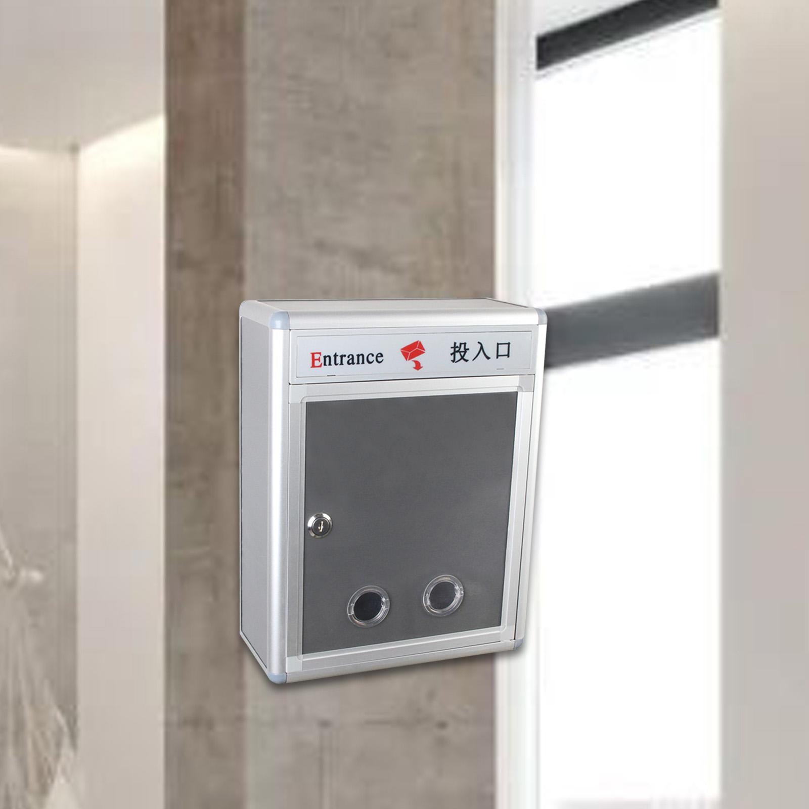 Suggestion Mail Box with Lock Organizer Post Box for Customer Center Durable