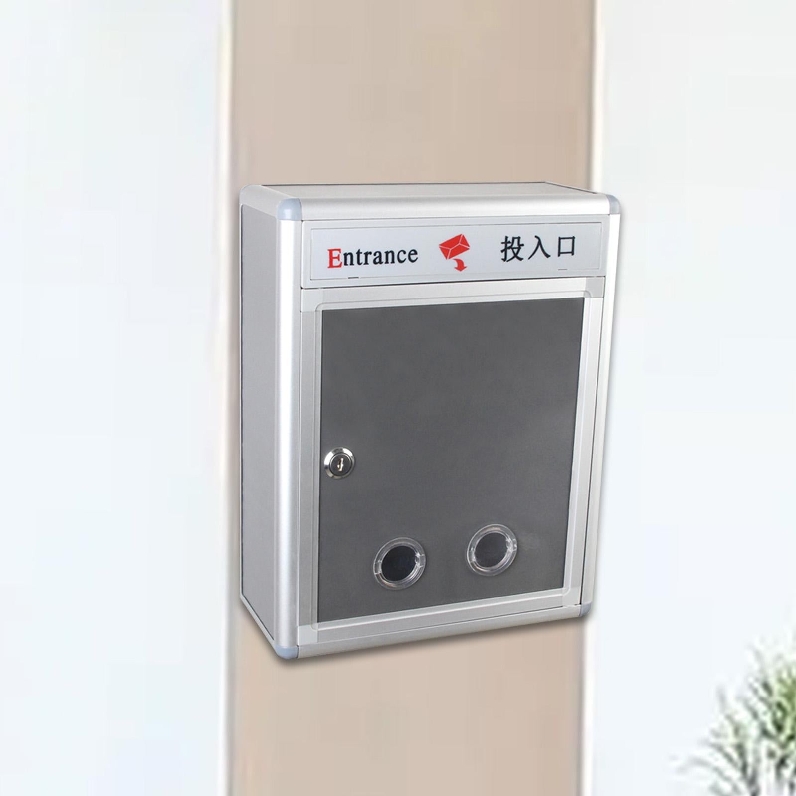 Suggestion Mail Box with Lock Organizer Post Box for Customer Center Durable