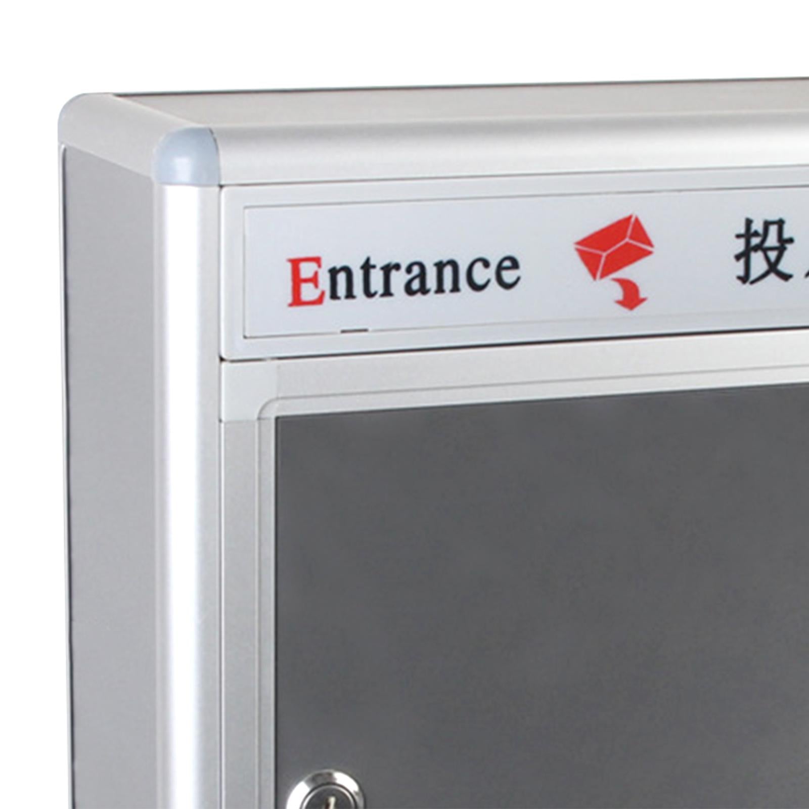 Suggestion Mail Box with Lock Organizer Post Box for Customer Center Durable