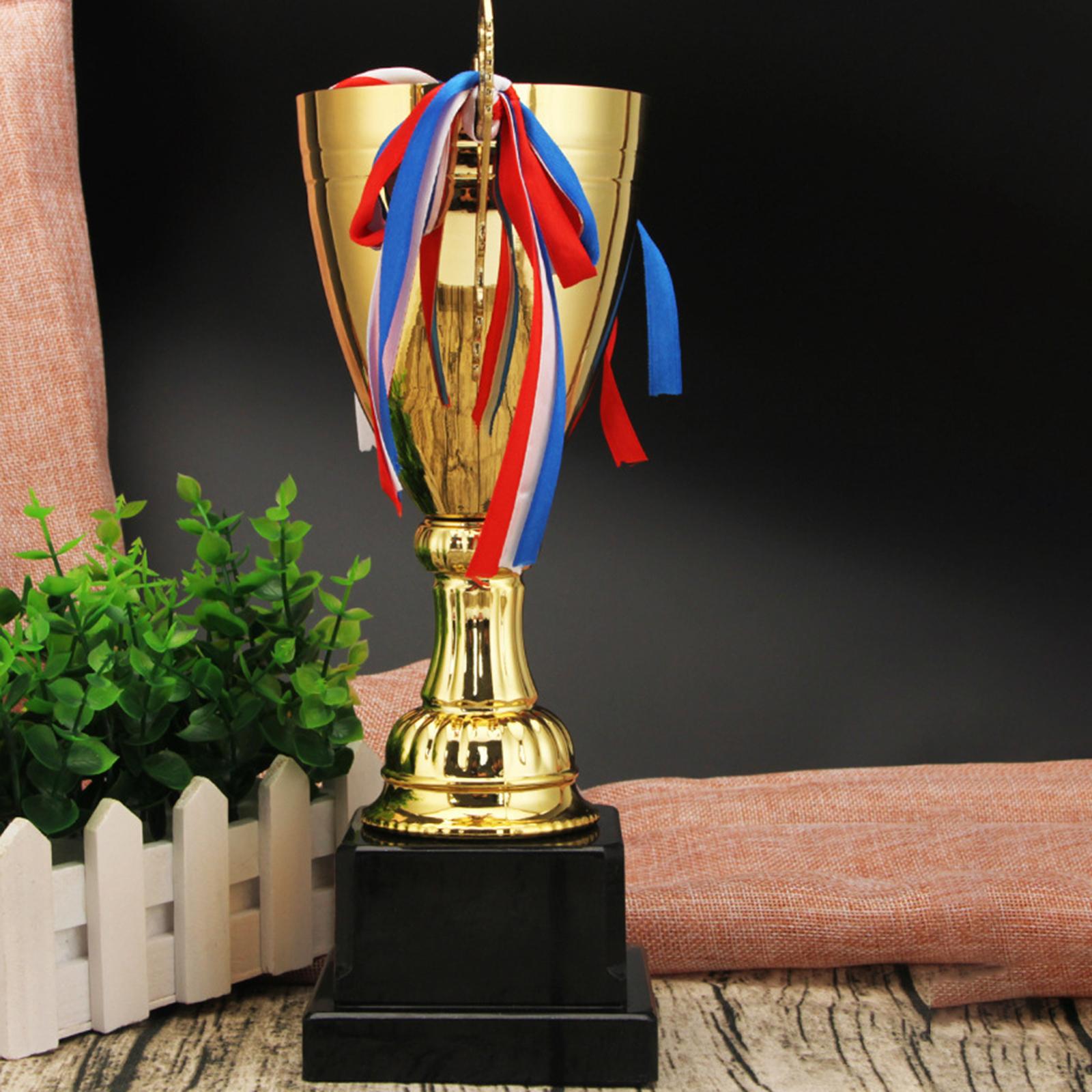 Trophy Cup Metal Winner Trophies for Competition Rewarding Kids Party 45cm