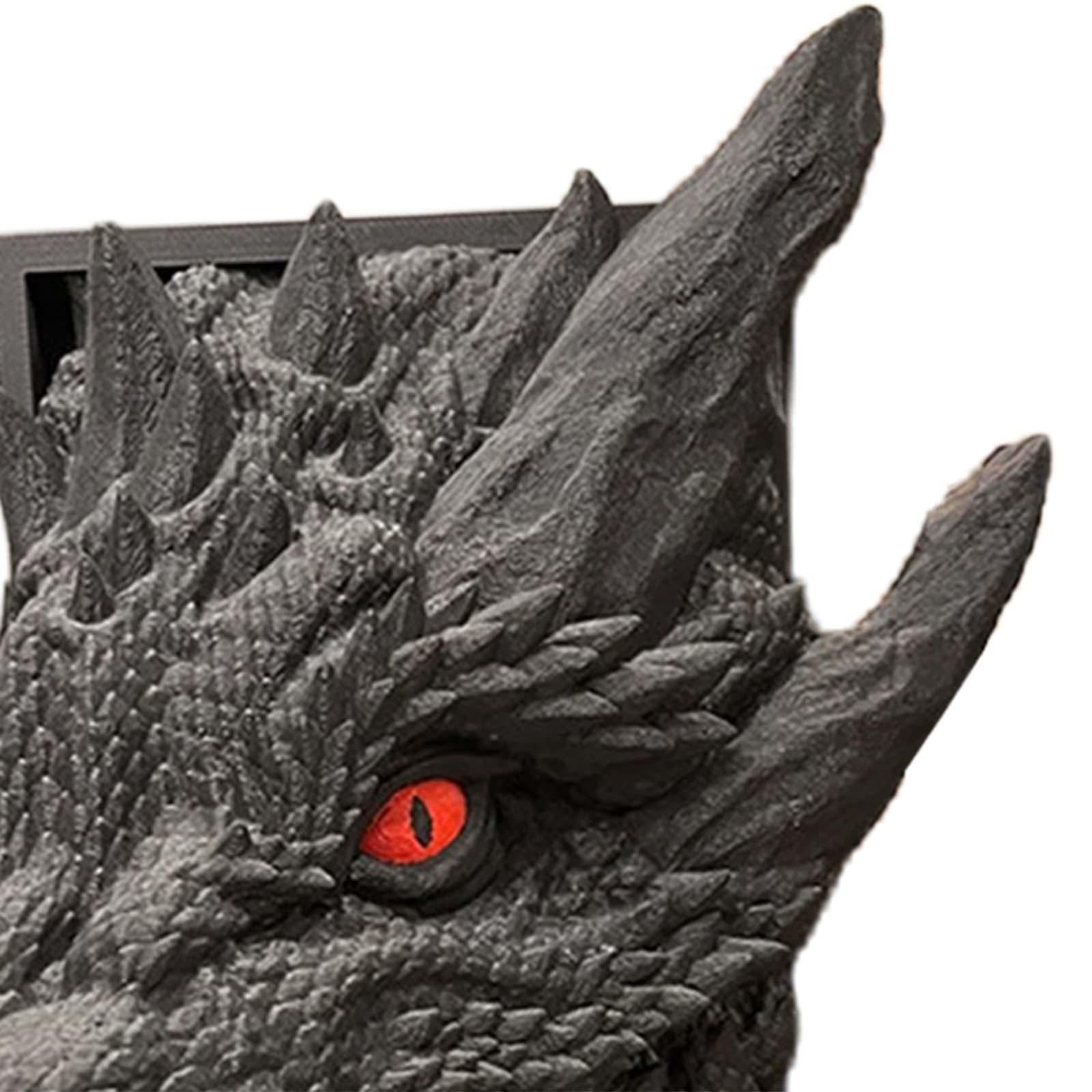 Dragon Statue Bookend Creative Desktop Ornament for Bookshelf Office Shelves
