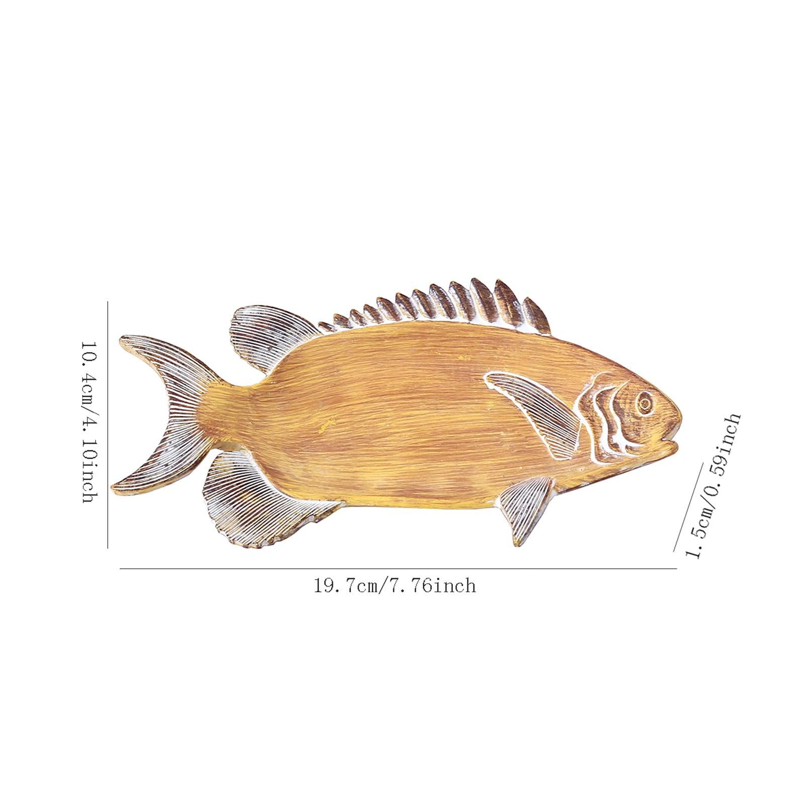 Candy Bowl Fish Decoration Jewelry Ring Dish for Bathroom Bedroom Home Decor