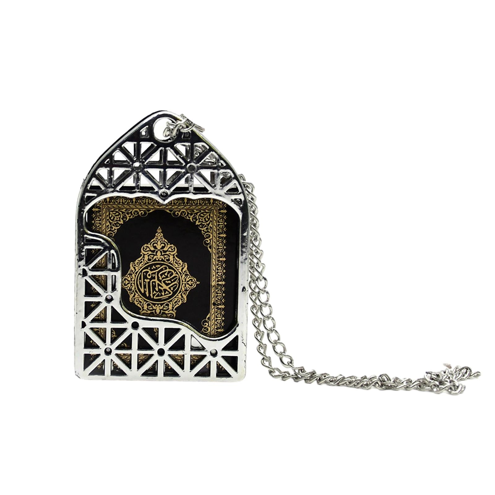 Book Hanging Pendant Craft Bedroom Collectible Fireplace Hanging Accessories Silver