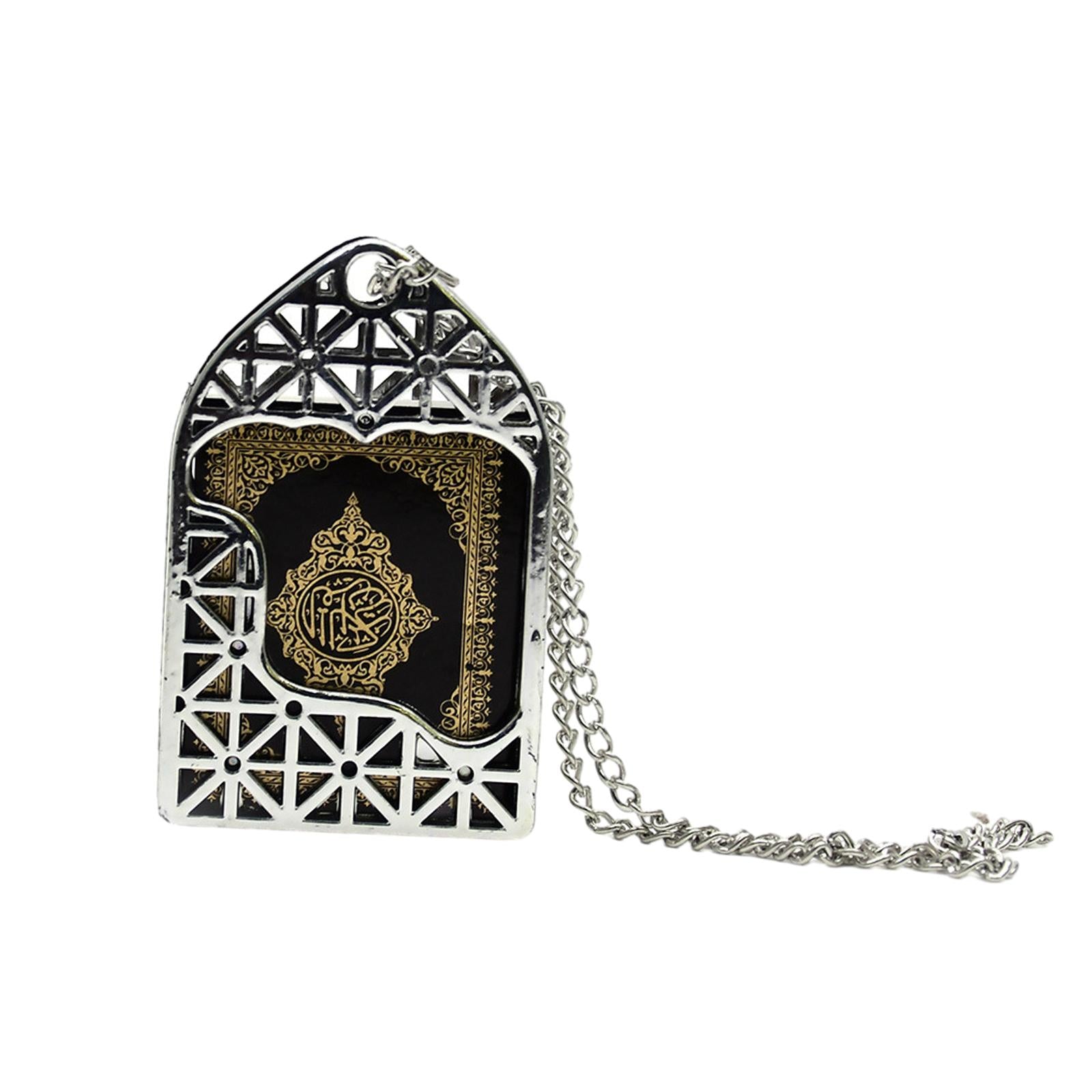 Book Hanging Pendant Craft Bedroom Collectible Fireplace Hanging Accessories Silver