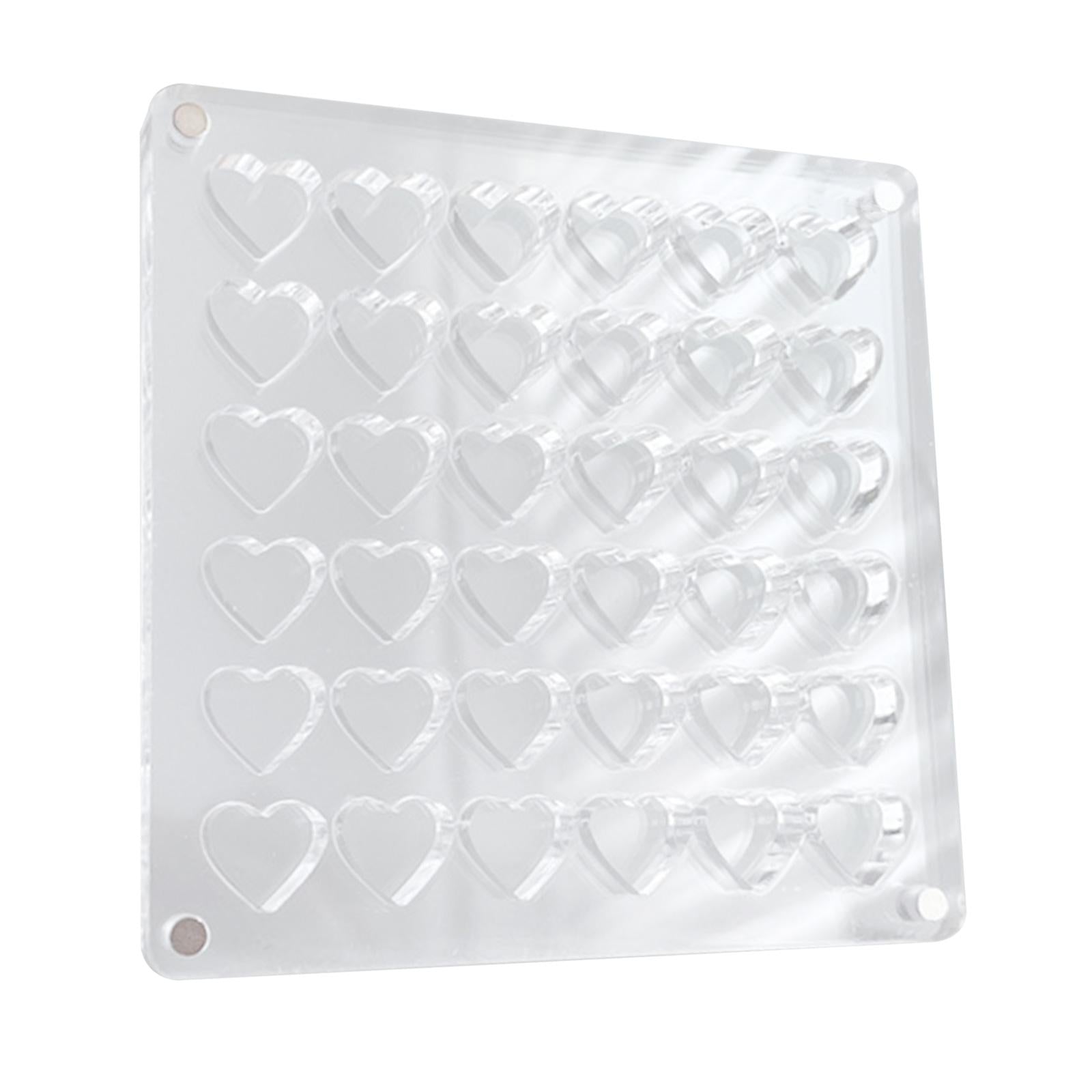 36 Small Compartments Clear Nail Tip Case Acrylic Jewelry Storage Box Holder