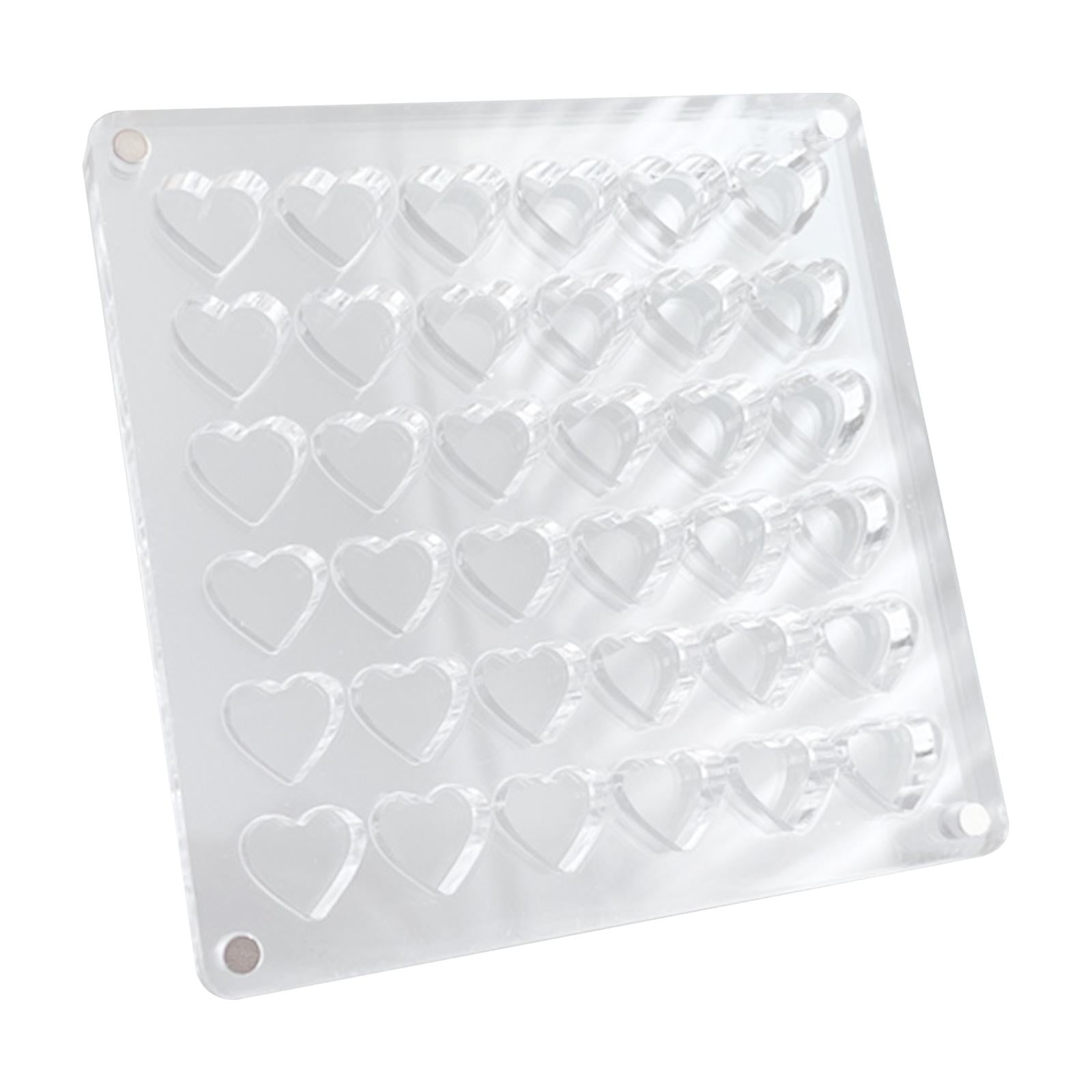36 Small Compartments Clear Nail Tip Case Acrylic Jewelry Storage Box Holder