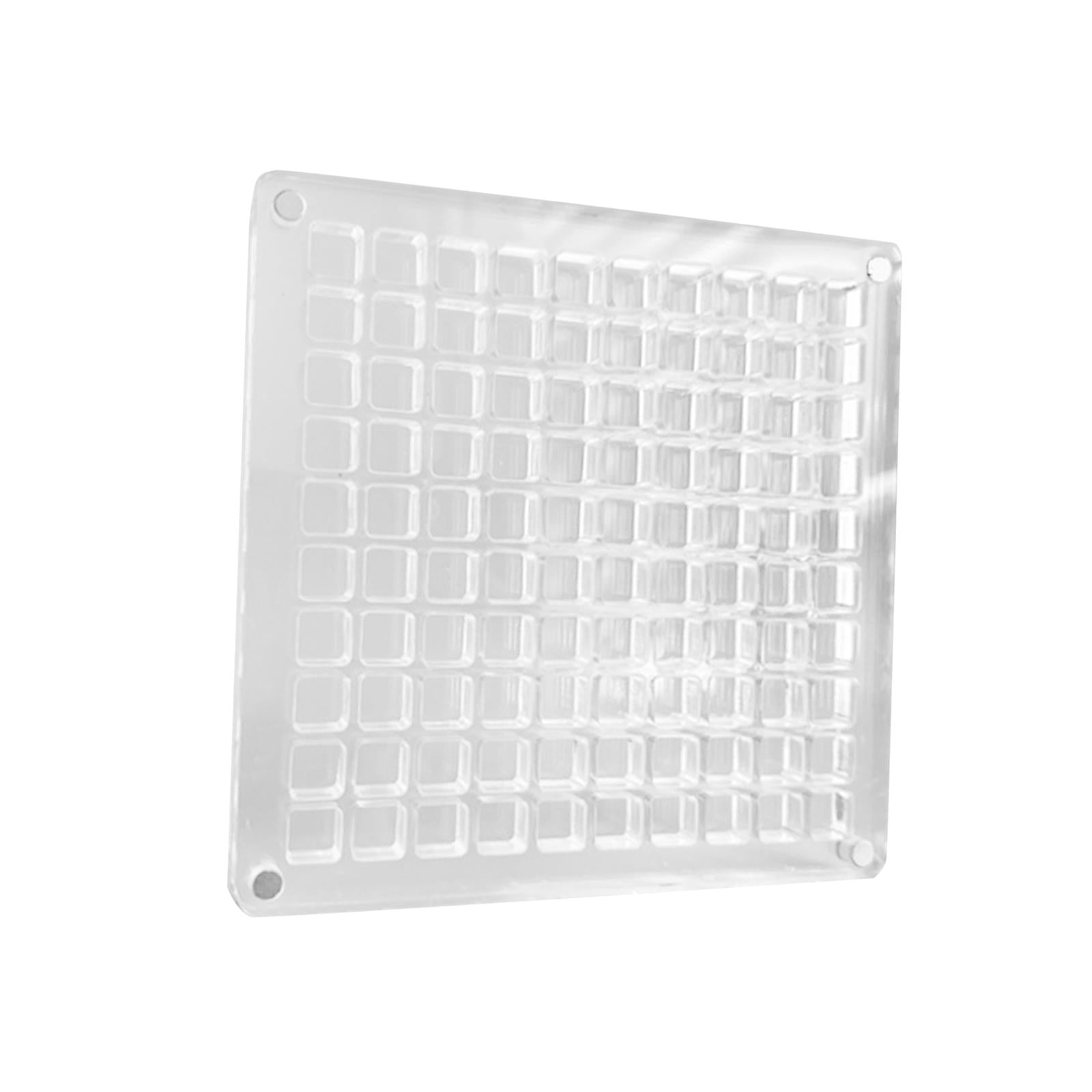 Acrylic Seashell Display Box Clear Small Craft Organizers Container for Nail