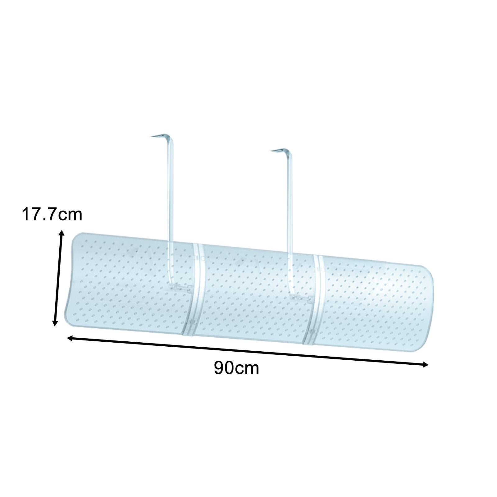 Air Conditioning Deflector Easy Installation Universal Accessories Windshield Blue