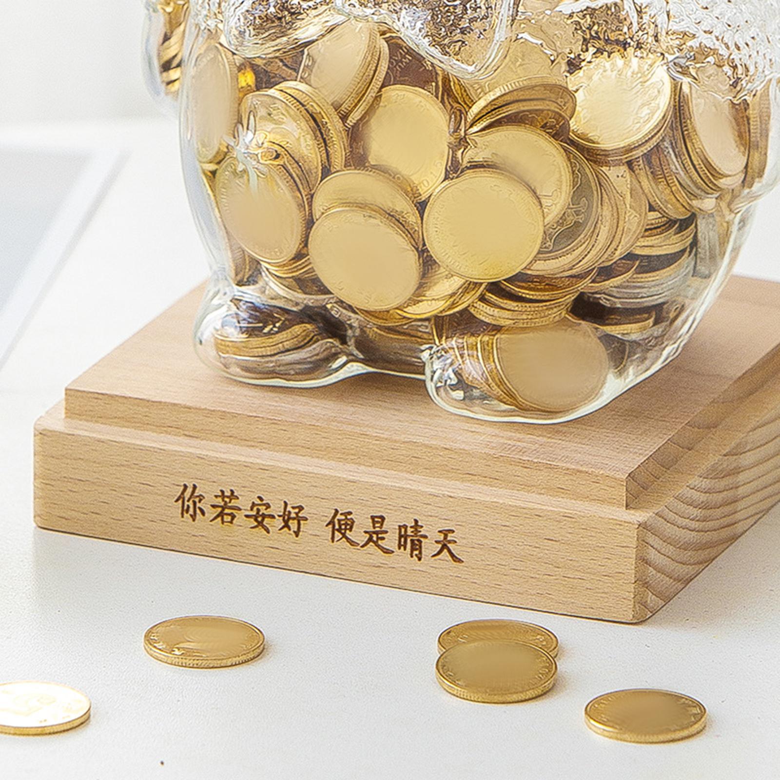 Money Saving Jar Photography Props Money Saving Pot for Office Desktop Shelf